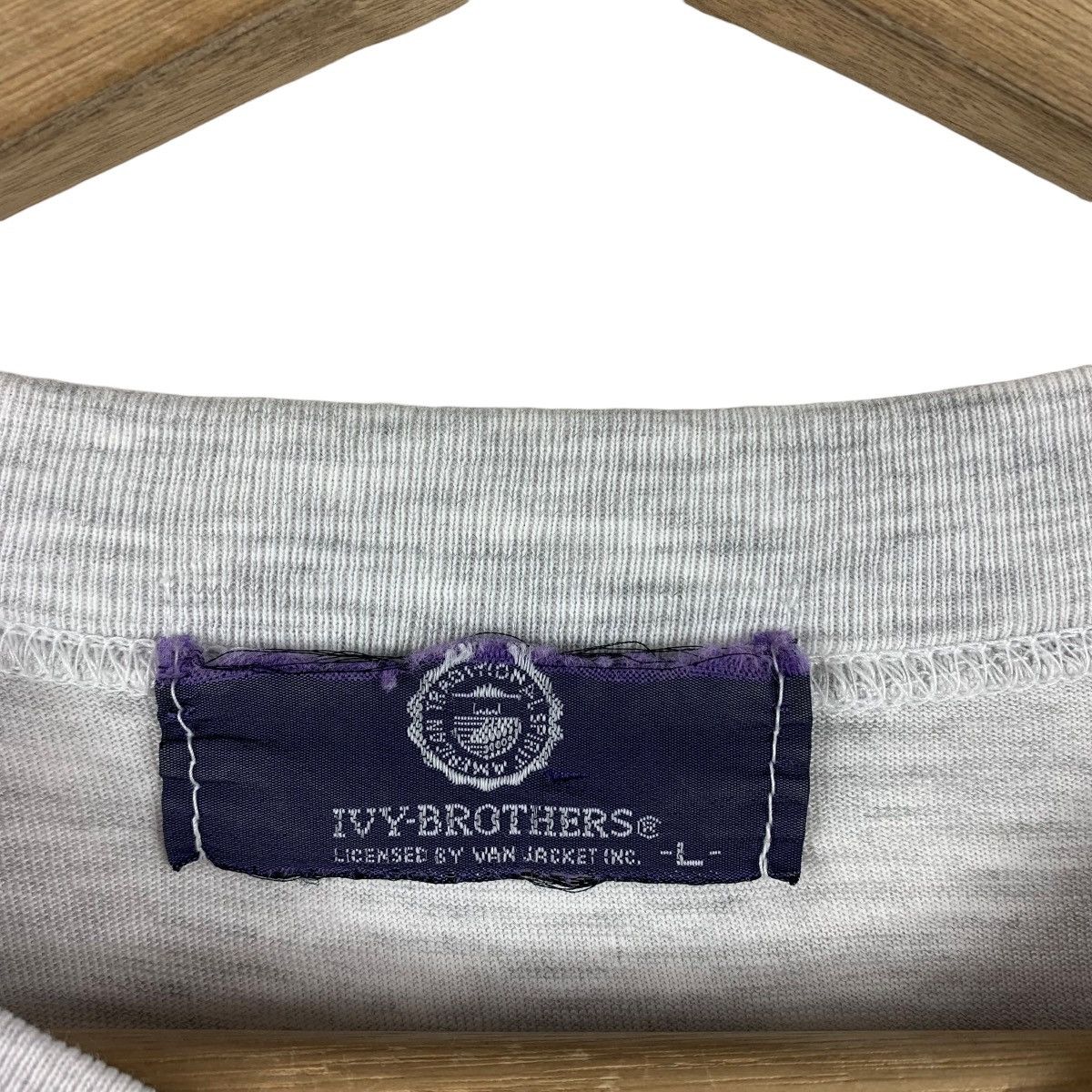 Japanese Brand × Vintage Vintage IVY BROTHERS basketball printed tee Size US L / EU 52-54 / 3 - 3 Thumbnail