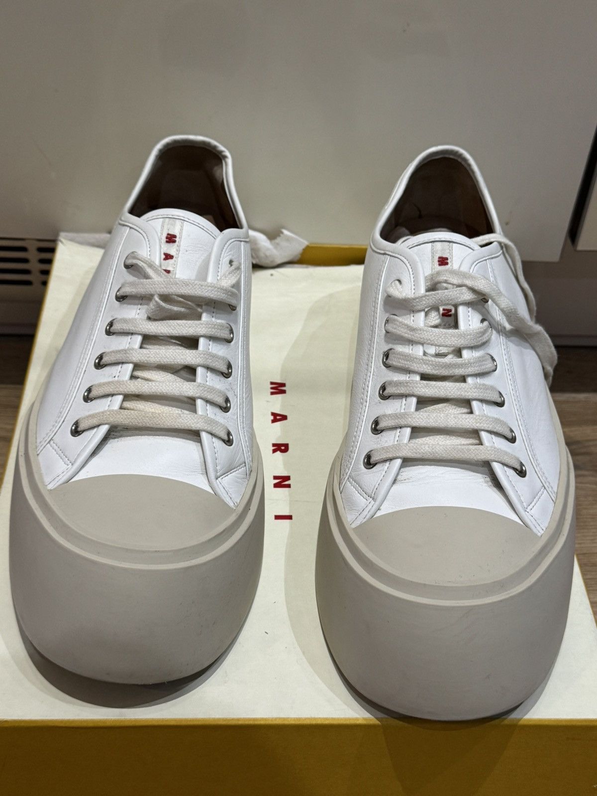 Marni Marni Pablo Leather Sneakers Size US 12 / EU 45 - 1 Thumbnail