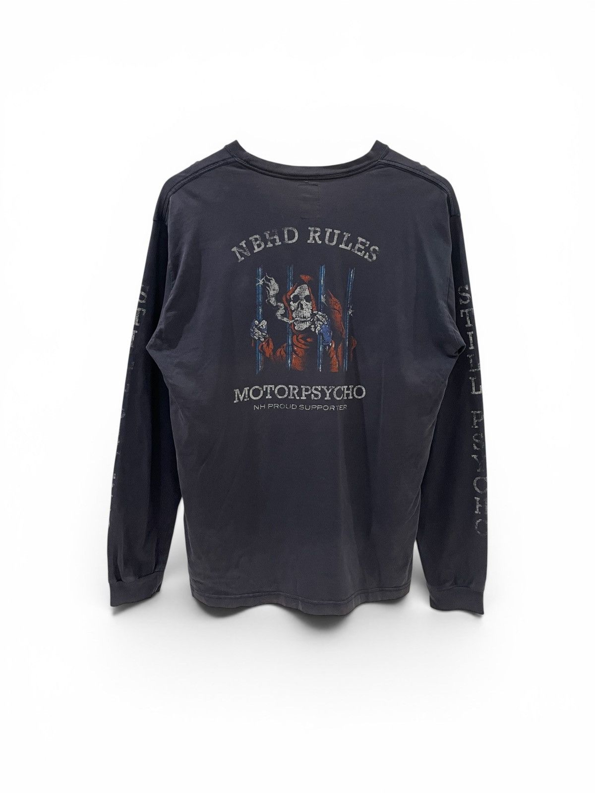 Neighborhood Vintage Neighborhood Skulls Rules Motorpsycho T-shirt Size US M / EU 48-50 / 2 - 1 Thumbnail