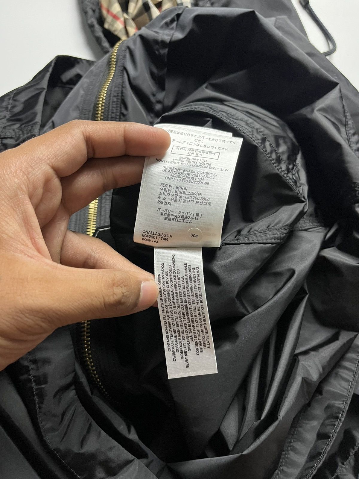 Burberry Burberry Binham ECONYL® Nylon Hooded Jacket Size XXS / US 00 / IT 34 - 15 Thumbnail