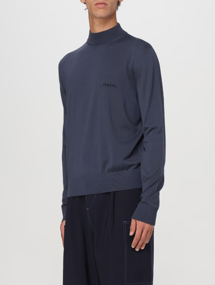 Marni BNWT AW24 MARNI FINE WOOL BLOCKS SWEATER 48 Size US M / EU 48-50 / 2 - 13 Thumbnail