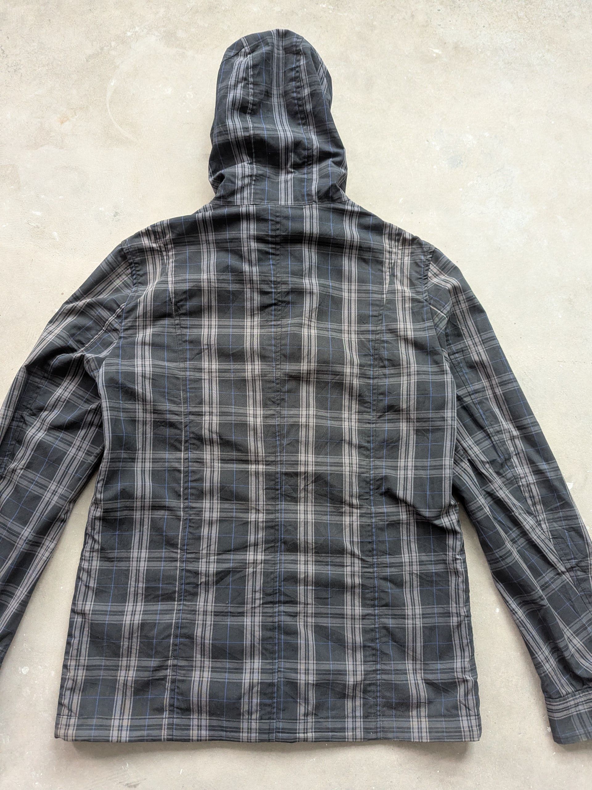 Japanese Brand × Vintage × semanticdesign Vintage 90s Semantic Design Hoodie Jacket Checkered Size M / US 6-8 / IT 42-44 - 16 Thumbnail