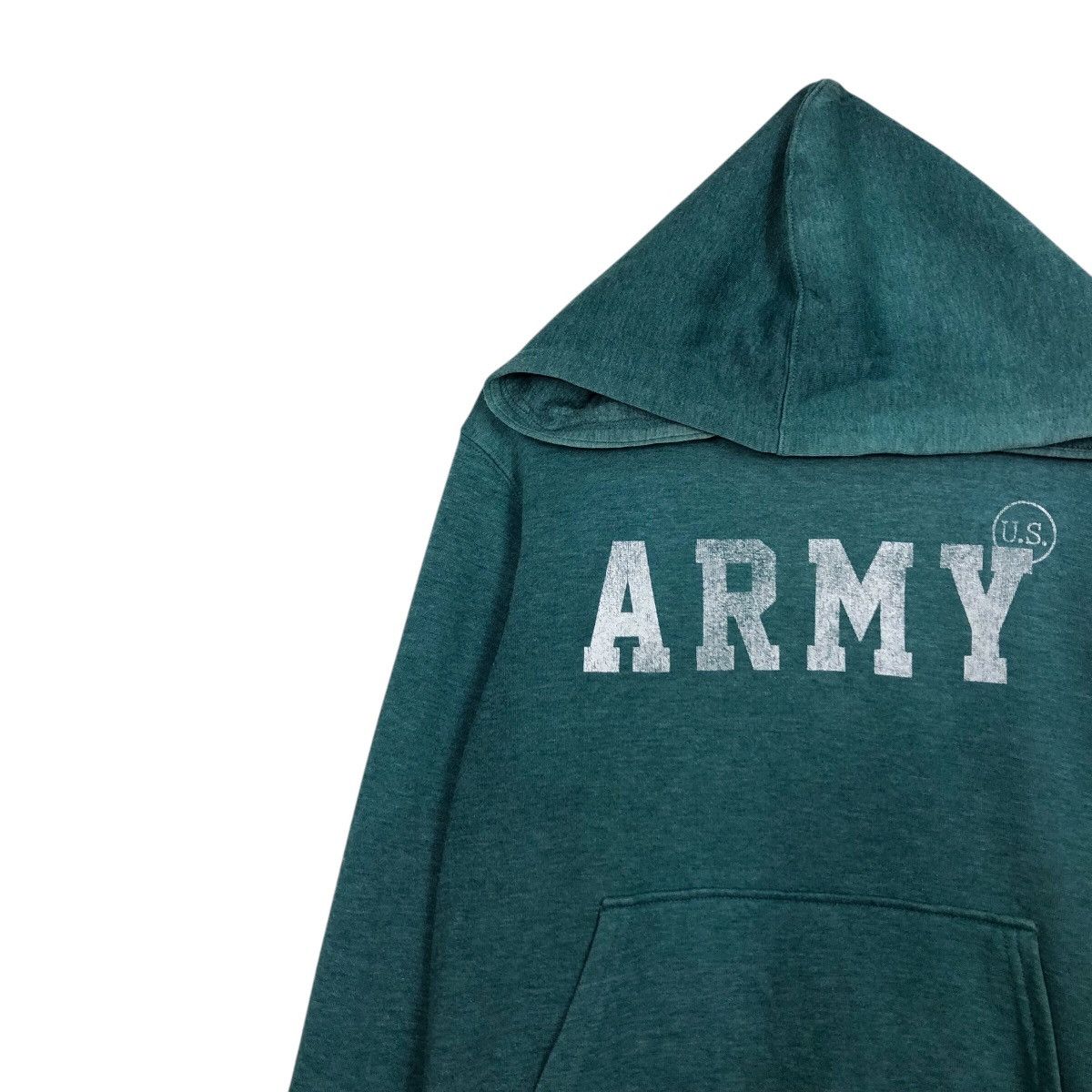 Japanese Brand 📌Vintage Hoodie Pull Over Y2K Army Big Logo Spell Out Size US M / EU 48-50 / 2 - 8 Thumbnail