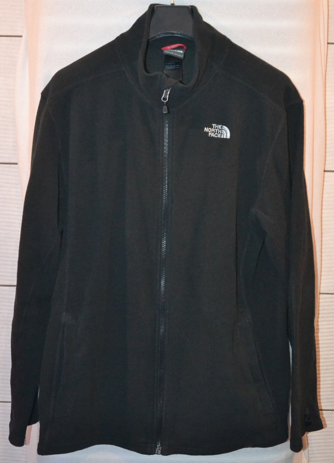 image of The North Face Polartec L/g Mens Zipper Fleece Polar in Black (Size Large)