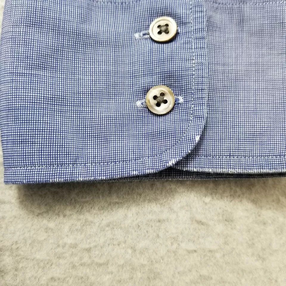 Other John W Nordstrom Shirt Mens 16-32 Blue Casual Button Up Size US S / EU 44-46 / 1 - 13 Thumbnail