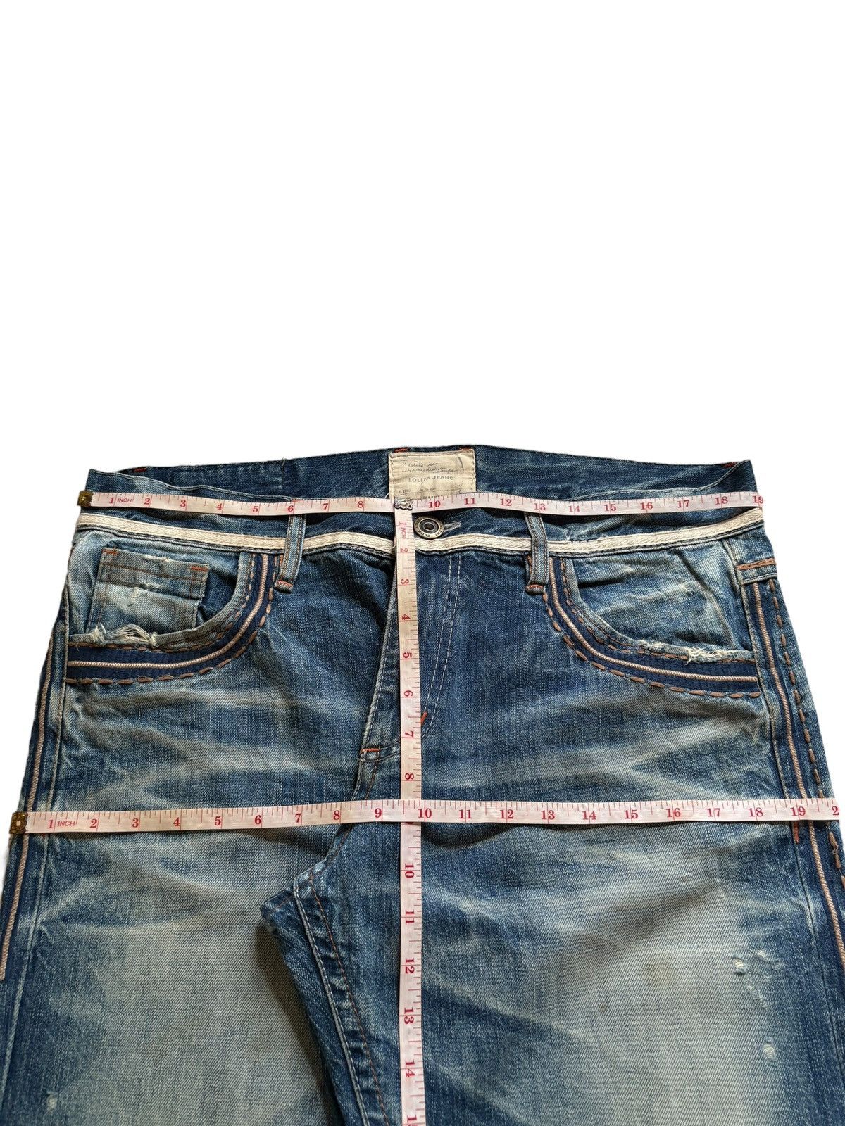 Dsquared2 Vintage Lolita Mud Wash Distressed Baggy Jeans Size 38" / US 16 / IT 52 - 13 Thumbnail