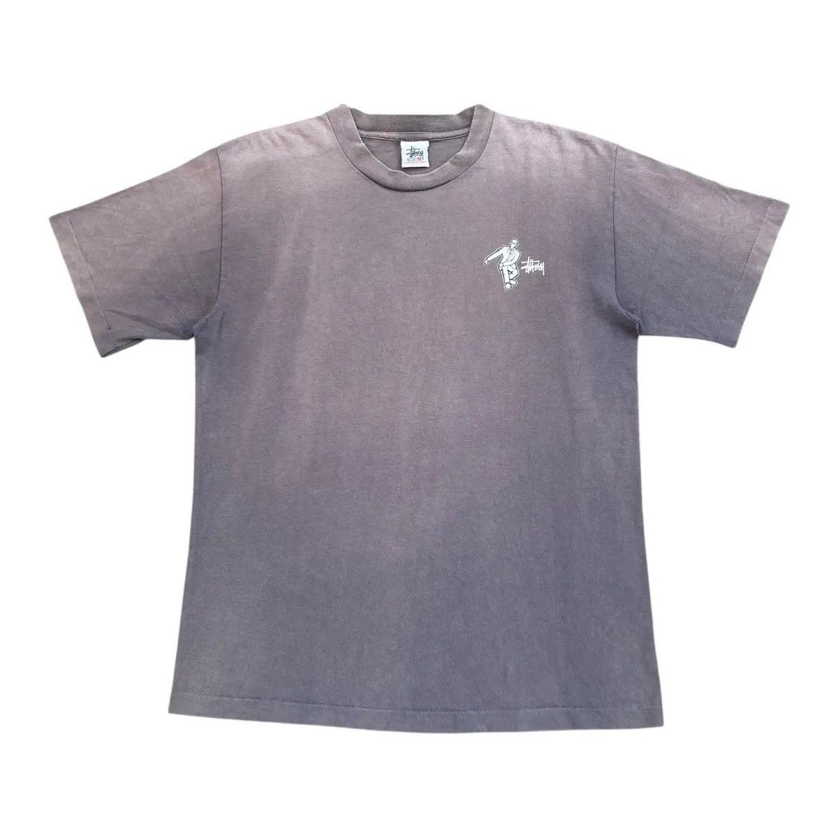 Stussy Vintage 90s Stüssy Ska Dancing Man Graphic Tee Faded Size US M / EU 48-50 / 2 - 3 Thumbnail