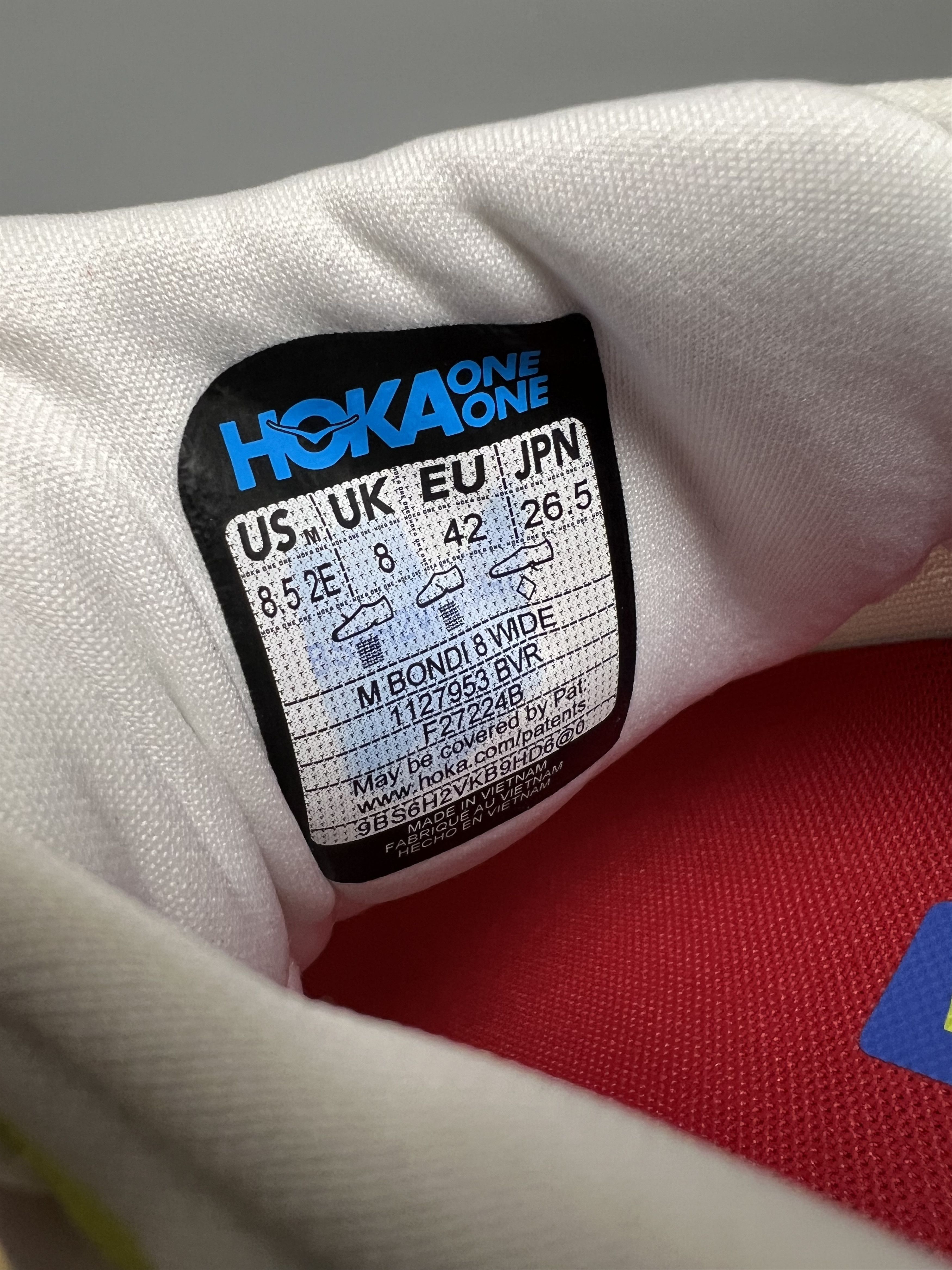 Hoka 8.5 EE Hoka One One Bondi 8 Wide Running Shoes Gym Walking Size US 8.5 / EU 41-42 - 18 Thumbnail