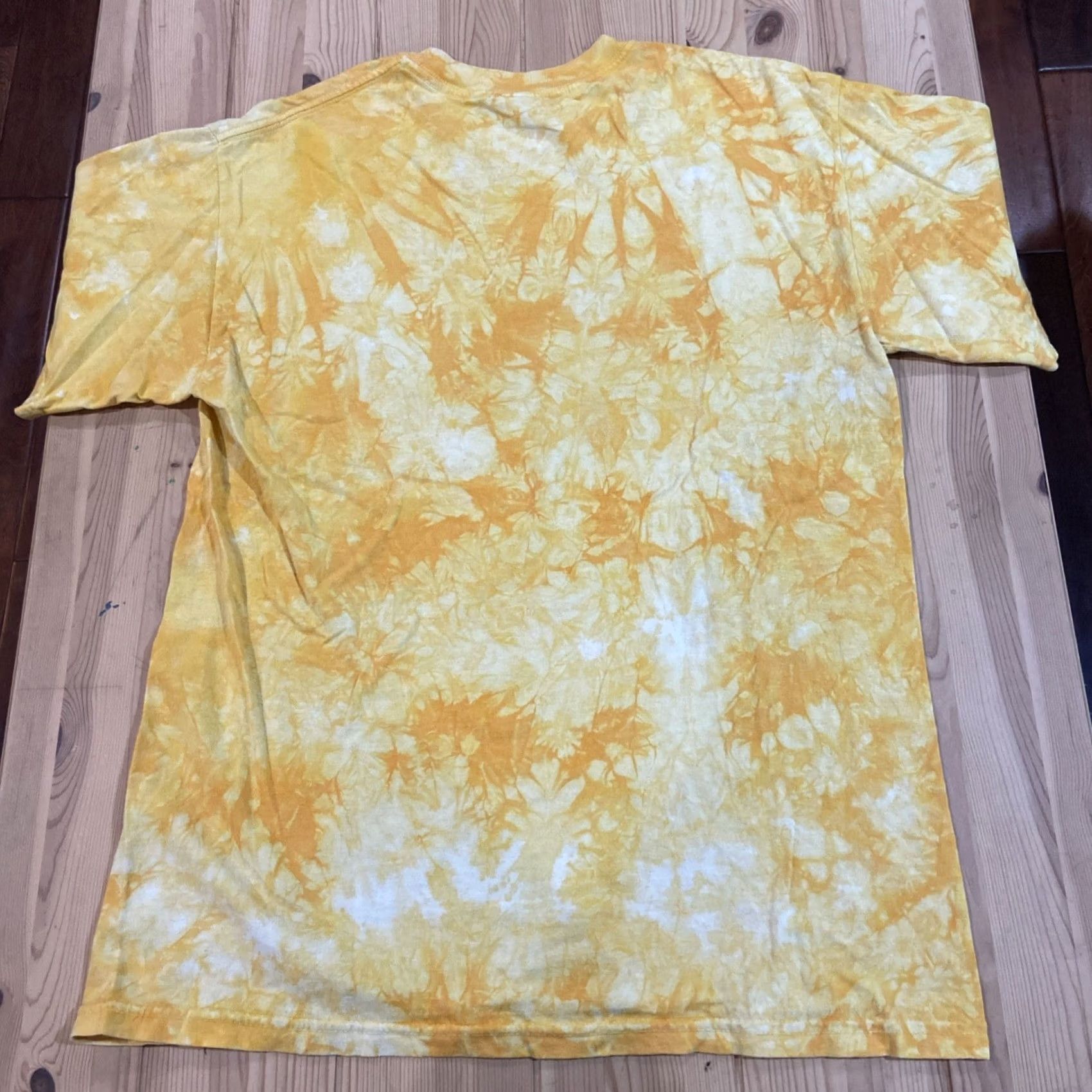 Disney VINTAGE M & O Tigger Disney Tie Dye T-Shirt Shirt Men Yellow Short Sleeve Crew Neck 100% Cotton Graphic Tee USA 90s Theme Size US M / EU 48-50 / 2 - 6 Thumbnail