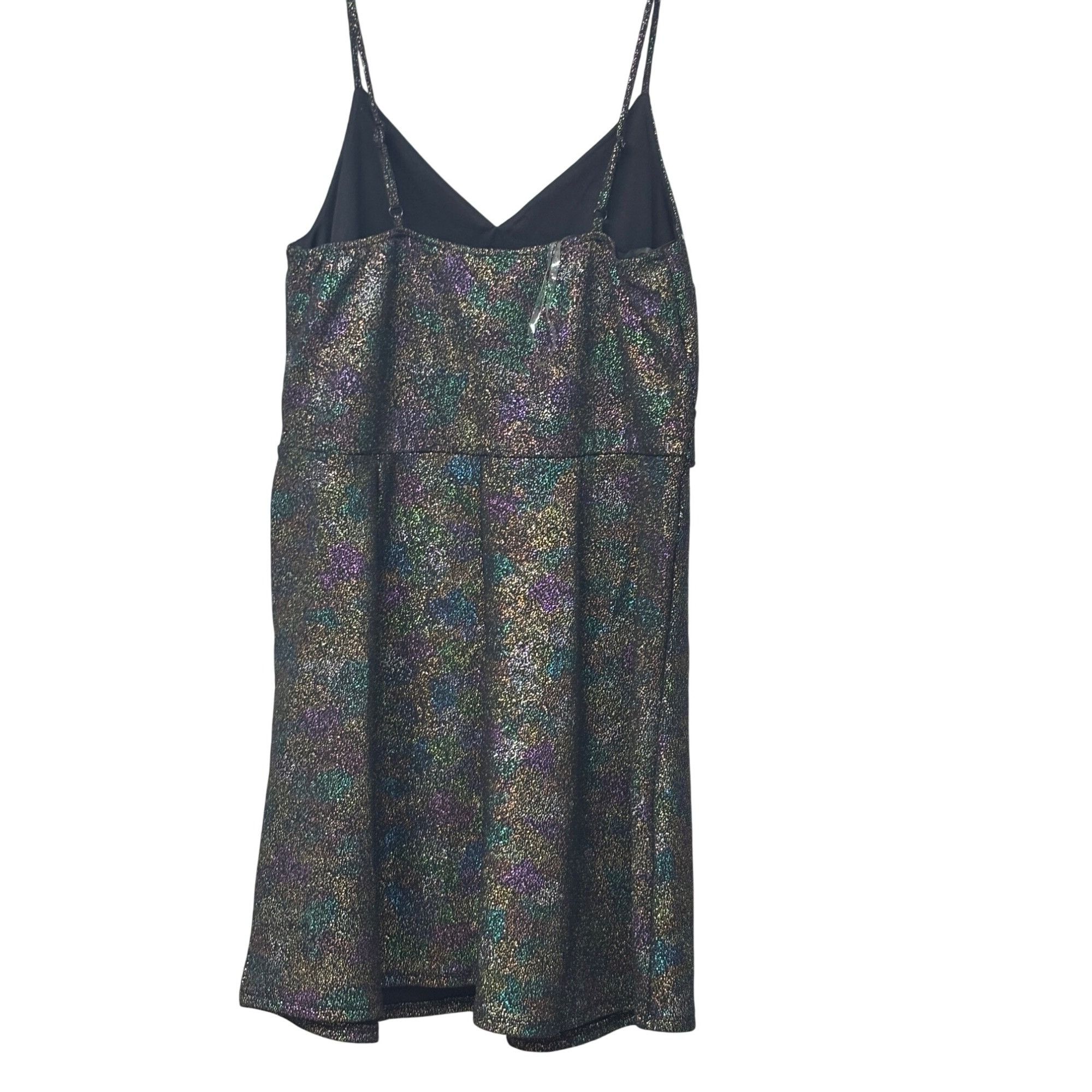 Other Monteau Trendy Plus Size Multicolor-Foil Skater Dress, Sz. 2 Size ONE SIZE - 6 Thumbnail