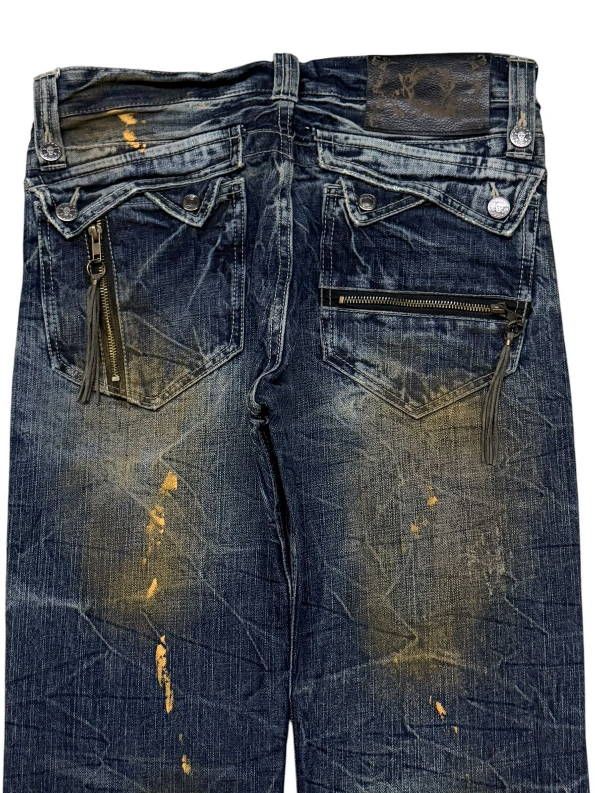 Japanese Brand Vintage Japanese Brand Skull Archive Y2K | Bootcut Fit | W31 Size US 31 - 5 Thumbnail