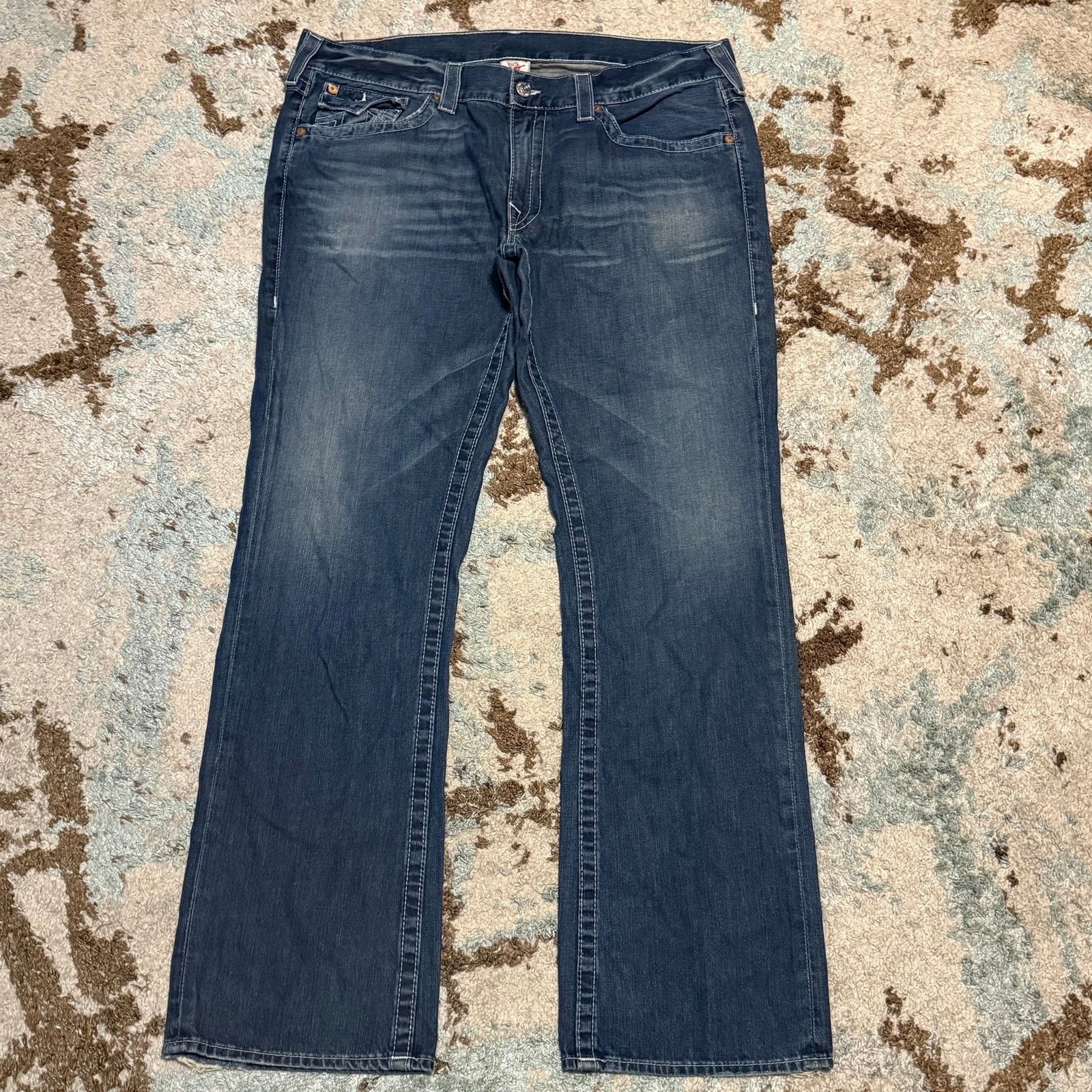 True Religion Vintage True Religion Ricky Baggy Jeans Size 40x34 Y2K Size US 40 / EU 56 - 2 Thumbnail