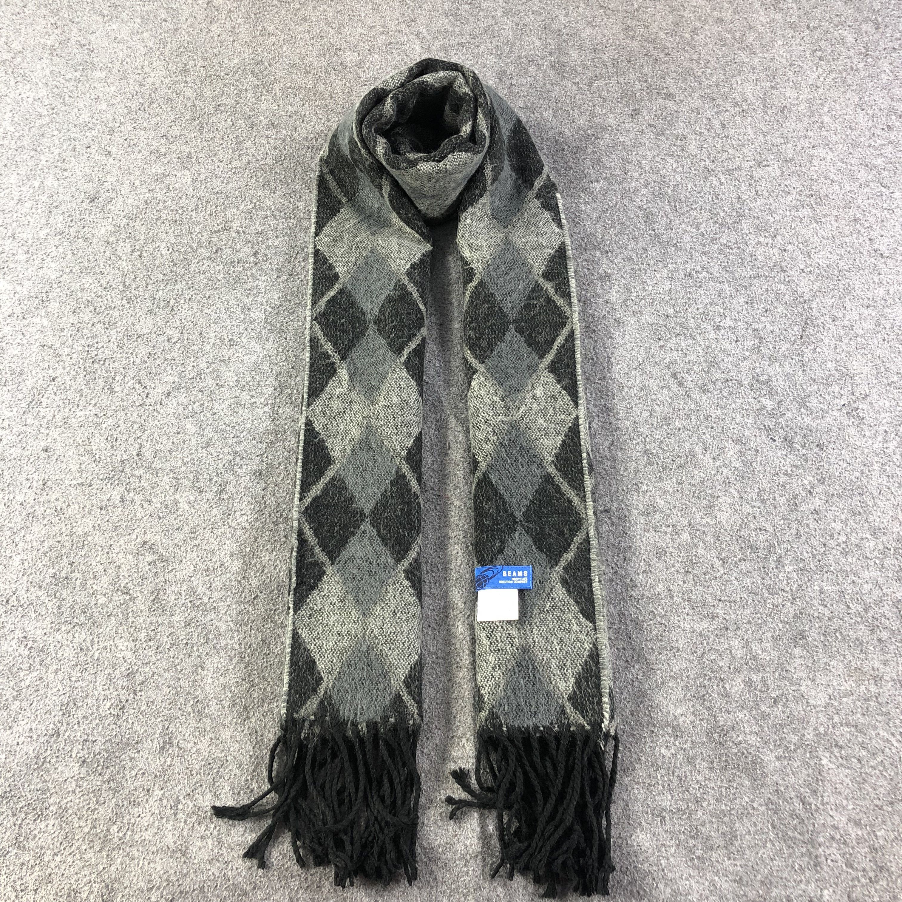 Beams Plus Beams Argyle Scarf Muffler V1123 Size ONE SIZE - 1 Thumbnail
