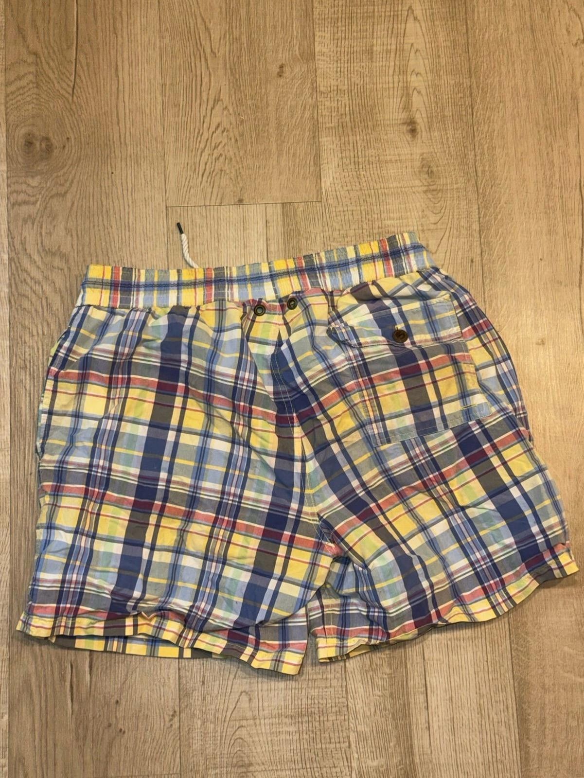 Polo Ralph Lauren Polo by Ralph Lauren Plaid Swim Trunks Mens LG Vintage Y2K Size US 34 / EU 50 - 5 Thumbnail