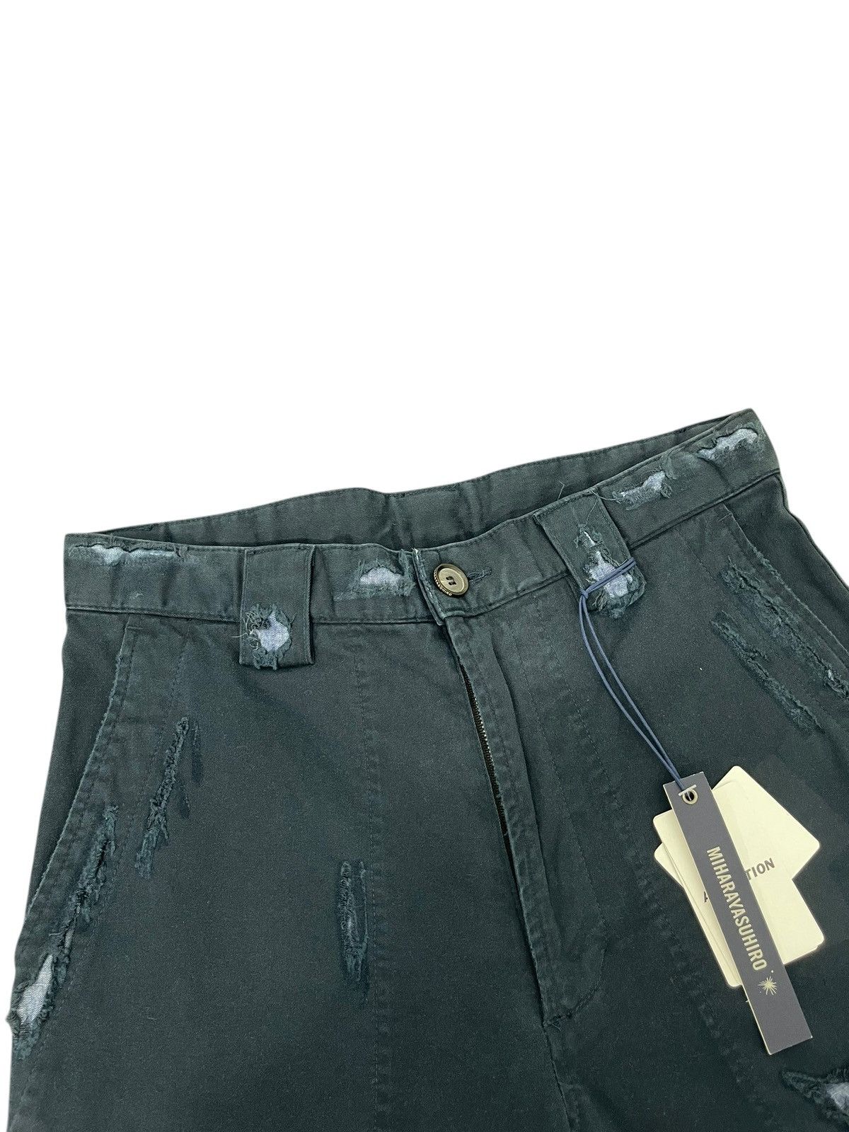 Maison MIHARA YASUHIRO New Fatique Pant Miharayasuhiro Distressed Stretch 1🟦2 j Size US 31 - 9 Thumbnail