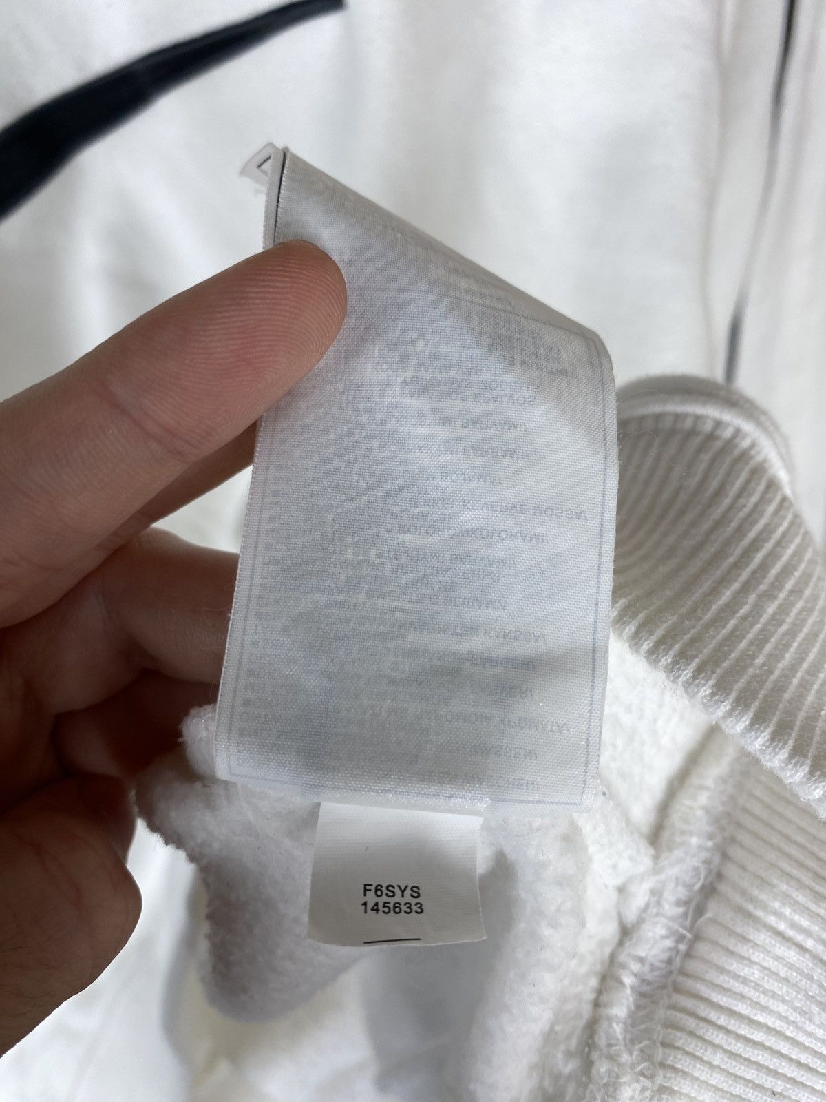 Nike Vintage Nike Big Logo White Sweatshirt Y2K Drill style Size US M / EU 48-50 / 2 - 9 Thumbnail