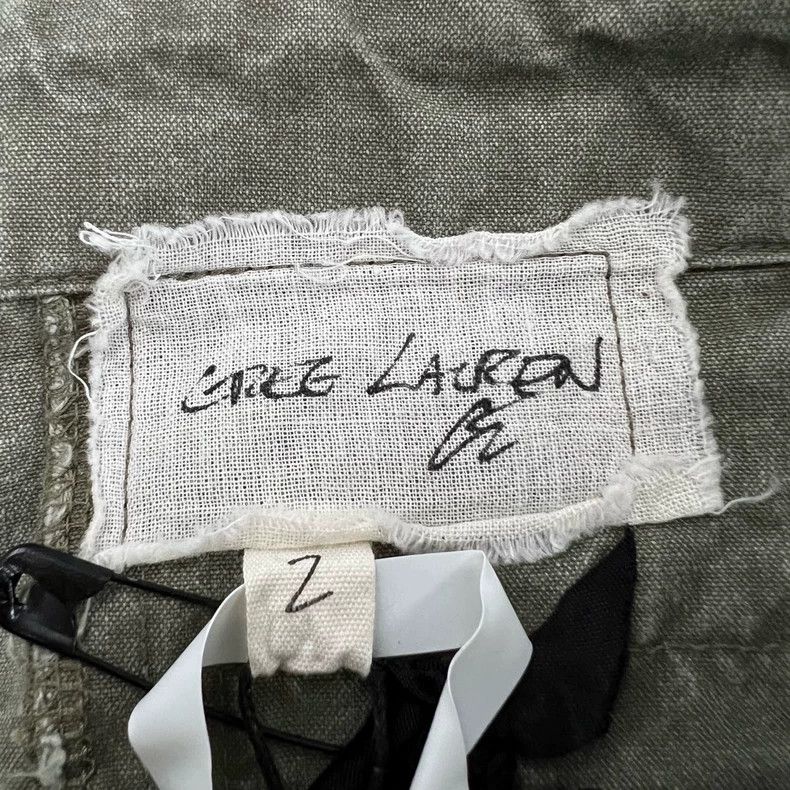 Greg Lauren greg lauren Military green contrast stitching pants 2506-Ne Size US 32 / EU 48 - 3 Thumbnail