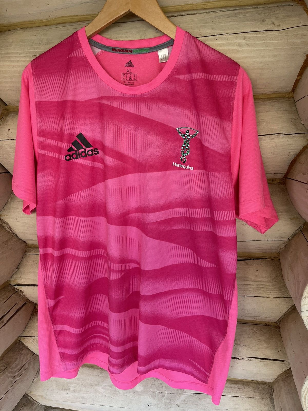 Adidas 2019 Adidas Harlequins pink rugby’s jersey Size US XL / EU 56 / 4 - 2 Thumbnail