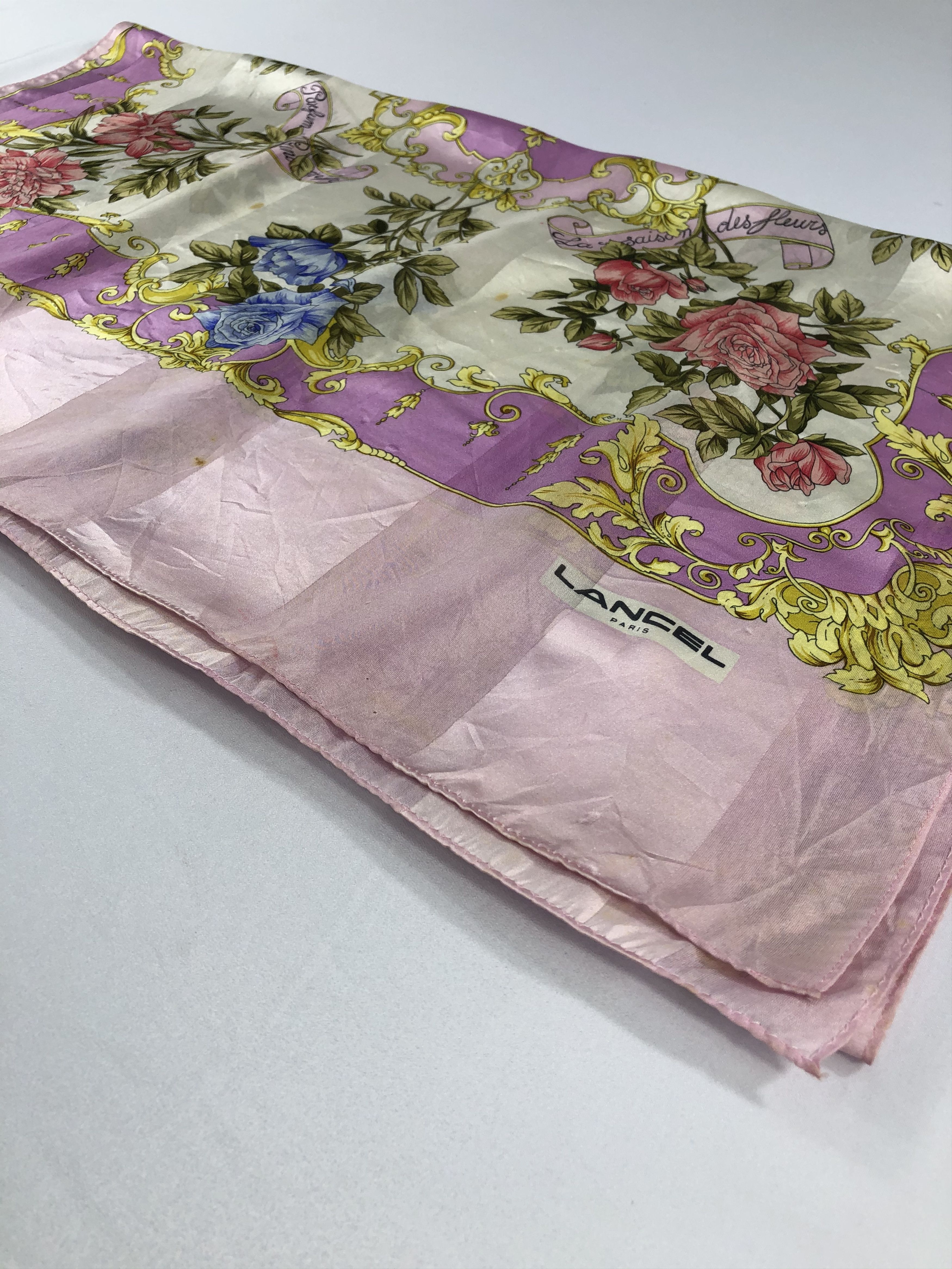 Lancel Vintage Lancel Silk Scarf Size ONE SIZE - 3 Thumbnail