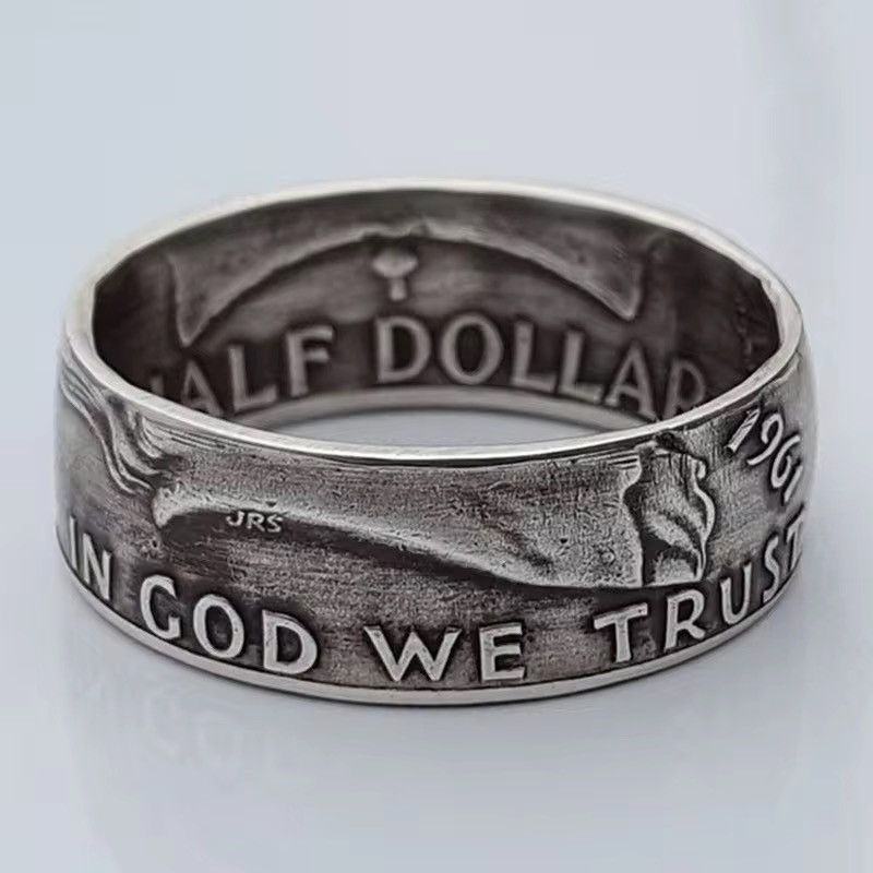 Designer × Jewelry Vintage Silver Embossed Ring (size 6-13) Size ONE SIZE - 1 Thumbnail