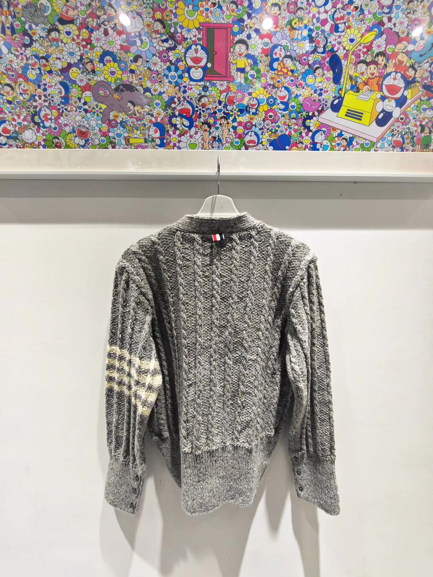 Thom Browne Thom Browne TB Chunky Knit Wool Cardigan Q15 Size US L / EU 52-54 / 3 - 3 Thumbnail