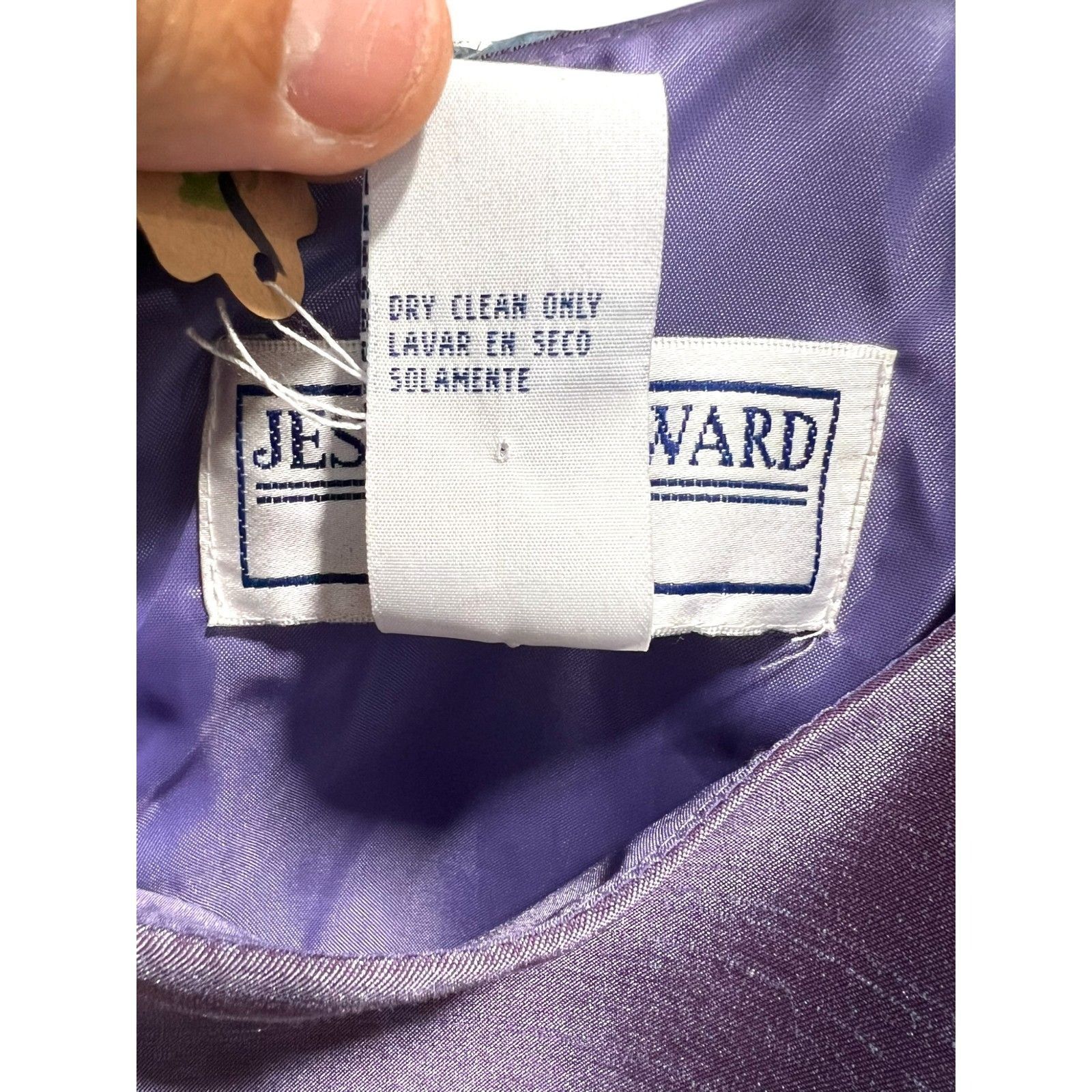 Other Jessica Howard Petite Lavender Embroidered Two-Piece Dress S Size L / US 10 / IT 46 - 6 Thumbnail