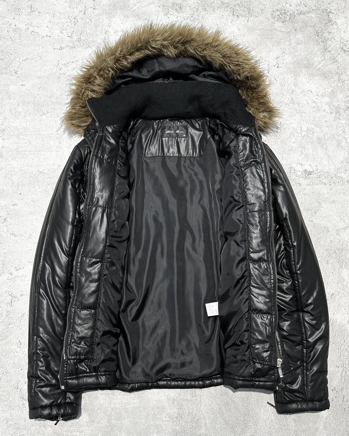 If Six Was Nine Faux Fur Nota Bene Double Zipp Puffer Jacket Lgb Style Size US L / EU 52-54 / 3 - 7 Thumbnail