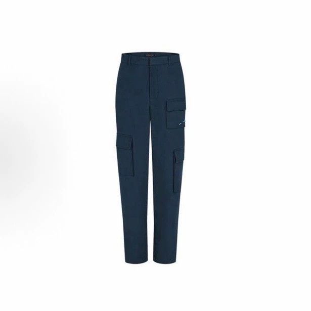 Louis Vuitton Louis Vuitton Navy overalls pants Size US 42 / EU 58 - 1 Thumbnail