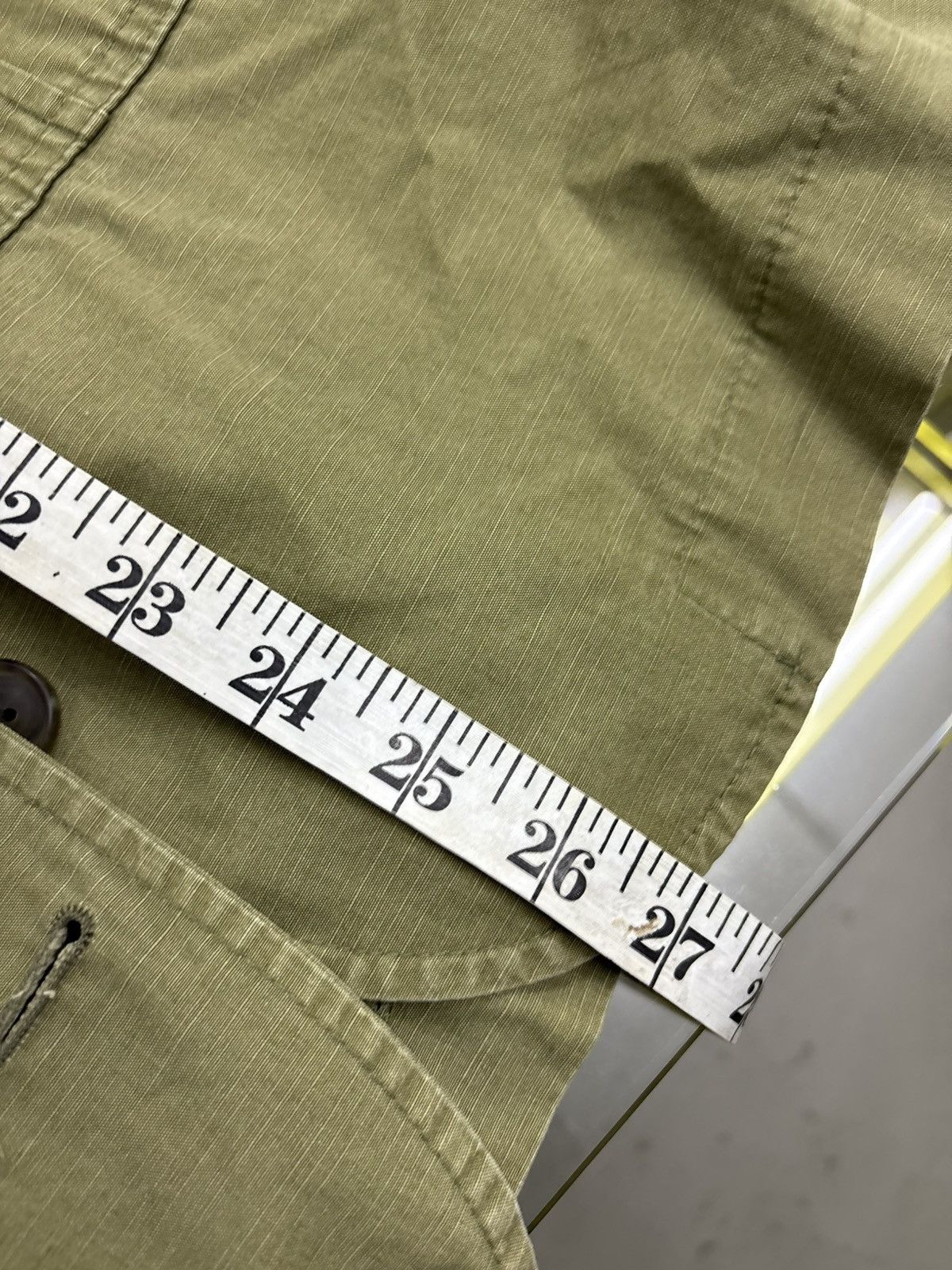 Japanese Brand Vintage Cargo Vest - Japanese Military Sateen - Fatigue Size US M / EU 48-50 / 2 - 8 Thumbnail