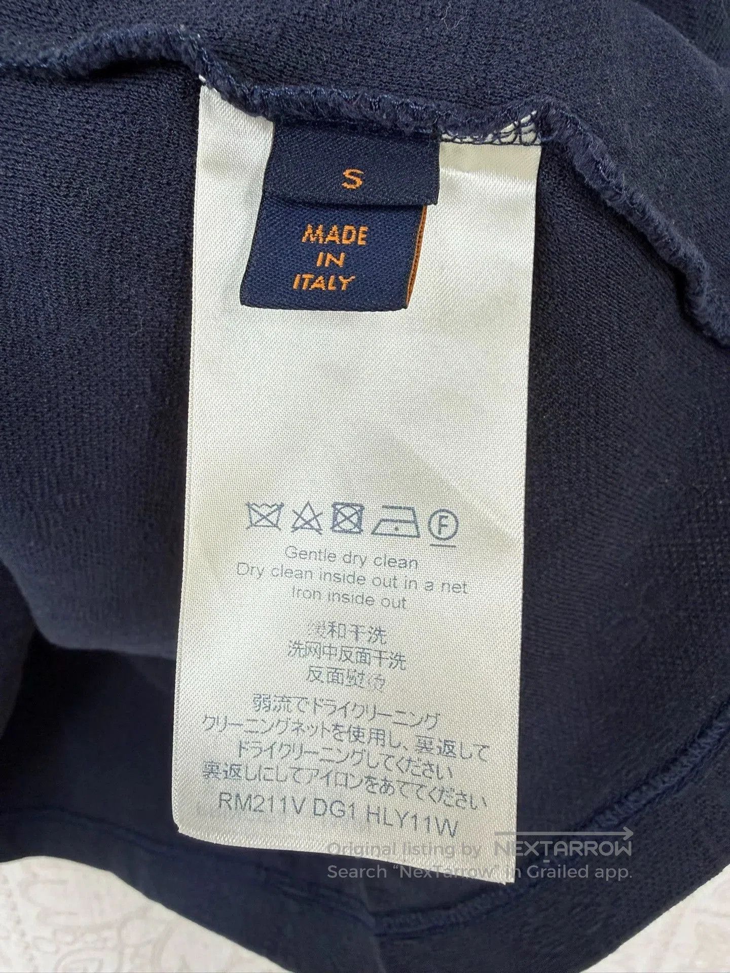 Louis Vuitton louis vuitton deep blue short sleeve t. Size US S / EU 44-46 / 1 - 4 Thumbnail