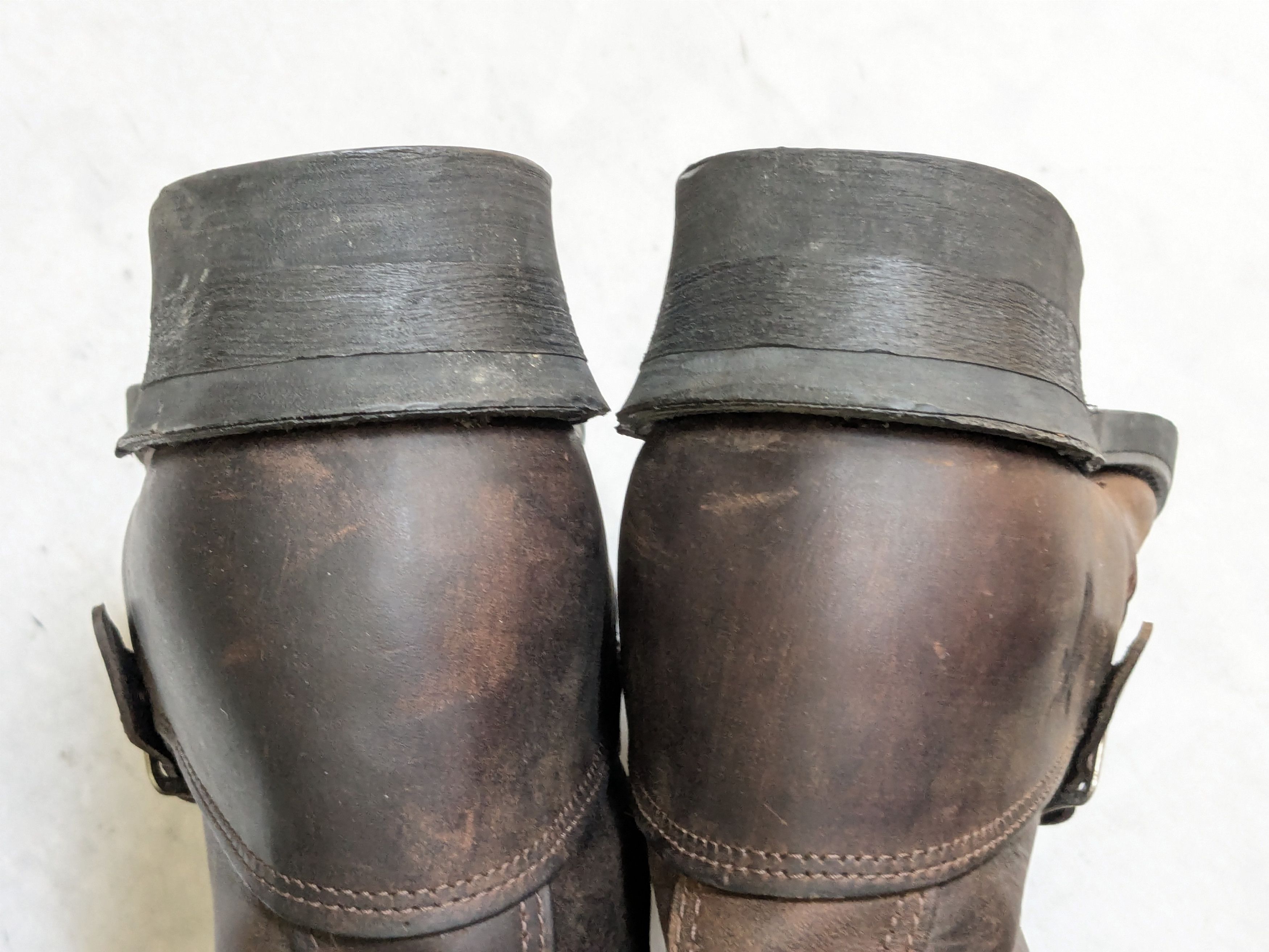 Frye Frye Engineer Boots Brown 10.5 M Leather Buckle Strap Size US 10.5 / EU 43-44 - 18 Thumbnail