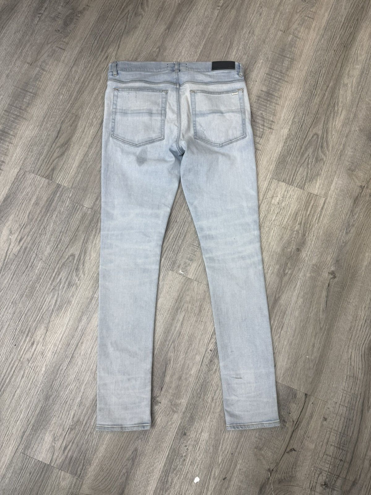 Amiri Amiri MX1 - Light Blue Distressed Denim Size US 34 / EU 50 - 3 Thumbnail