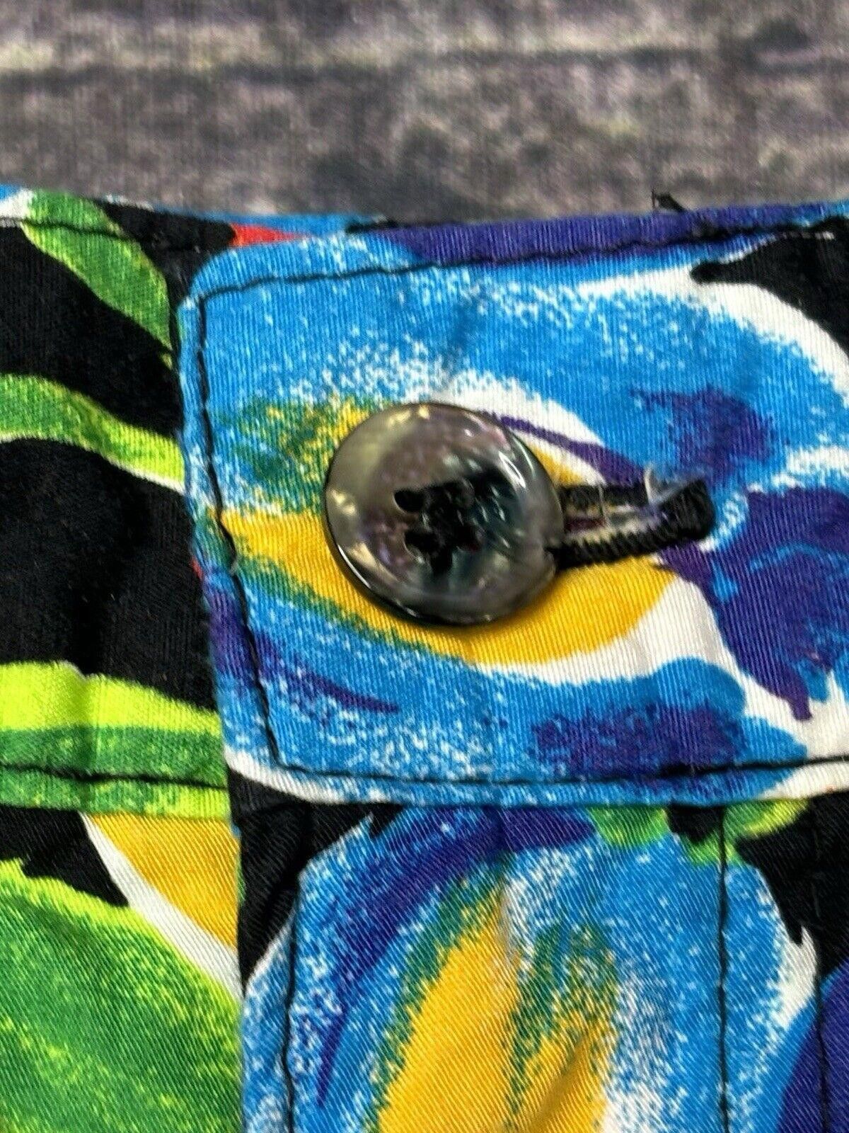 Gap VTG GAP Pants Womens 11/12 Floral Abstract Cotton Japan Made Size 34" / US 12 / IT 48 - 5 Thumbnail
