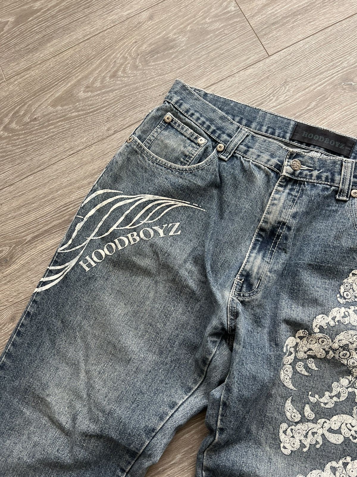 Vintage Vintage HoodBoyz Rap Jeans Size US 38 / EU 54 - 12 Thumbnail