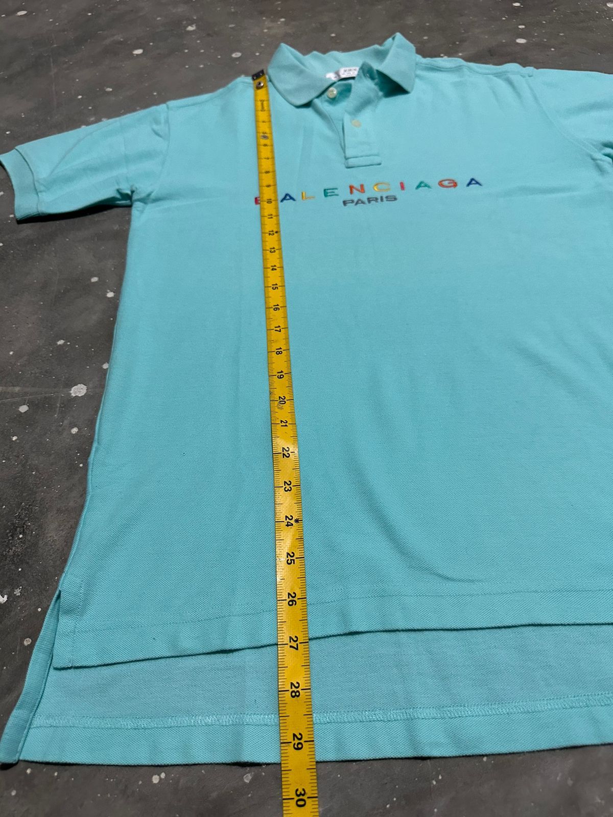 Balenciaga × Vintage Vintage Balenciaga Embroidery multicolour logo polo Shirt Size US L / EU 52-54 / 3 - 16 Thumbnail