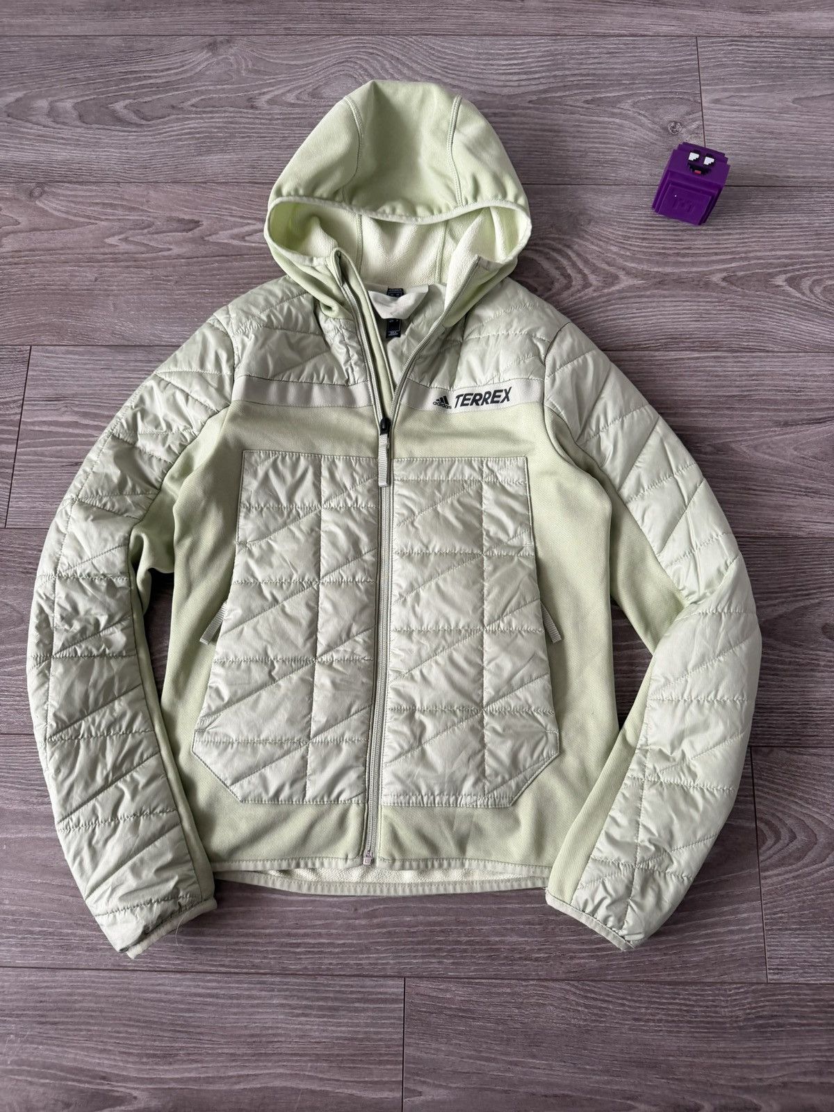 Adidas ‼️Adidas Terrex outdoor Waterproof SS21 Puffer Jacket ‼️ Size XS / US 0-2 / IT 36-38 - 2 Thumbnail