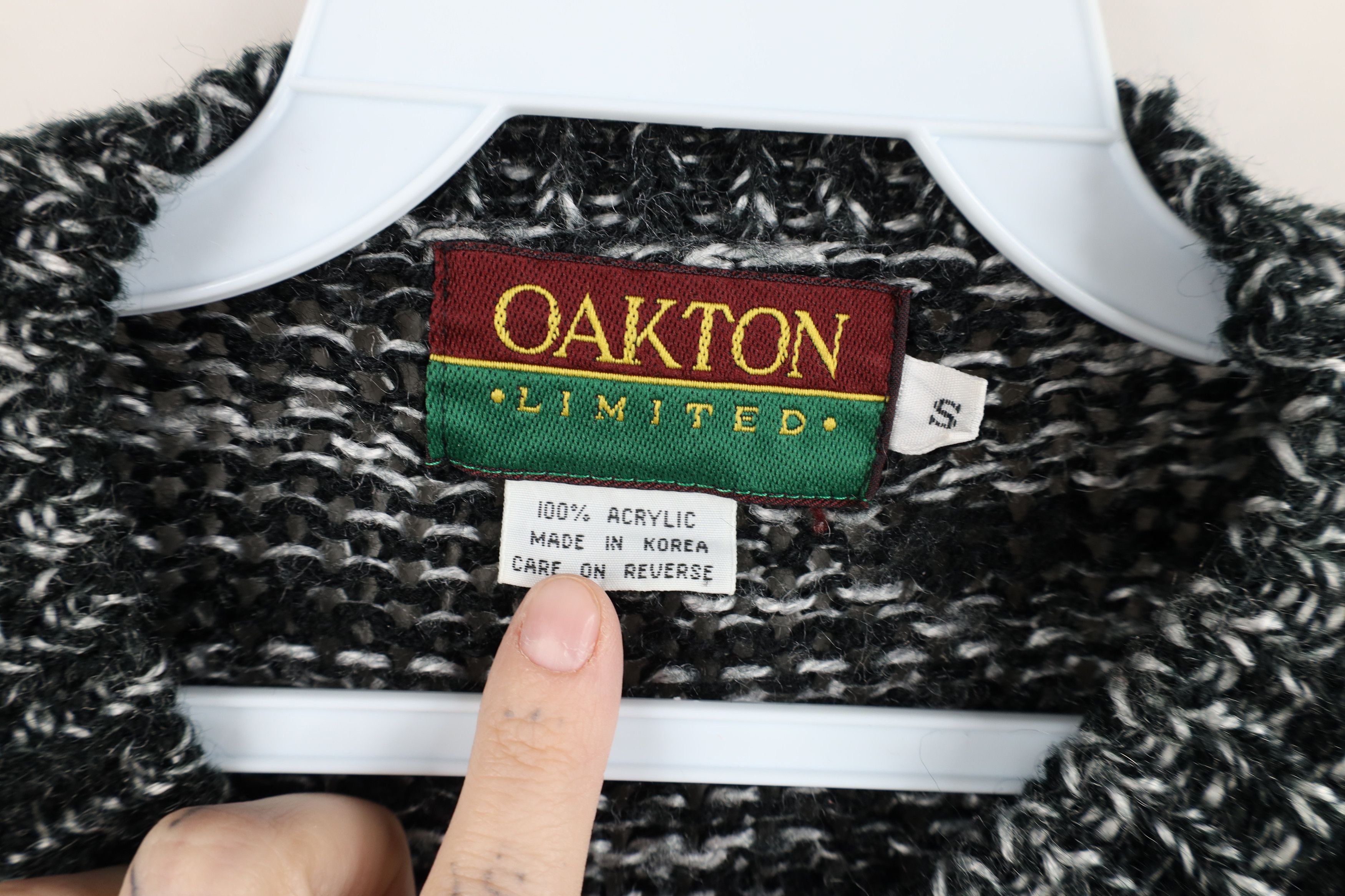 Vintage Vintage 90s Streetwear Chunky Ribbed Knit Crewneck Sweater Size US S / EU 44-46 / 1 - 6 Thumbnail