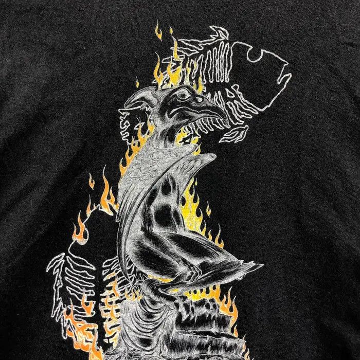 Vintage Vtg 90’ BRONZE AGE SKATEBOARD Sword Skull Tee Shirt USA Size US XL / EU 56 / 4 - 5 Thumbnail