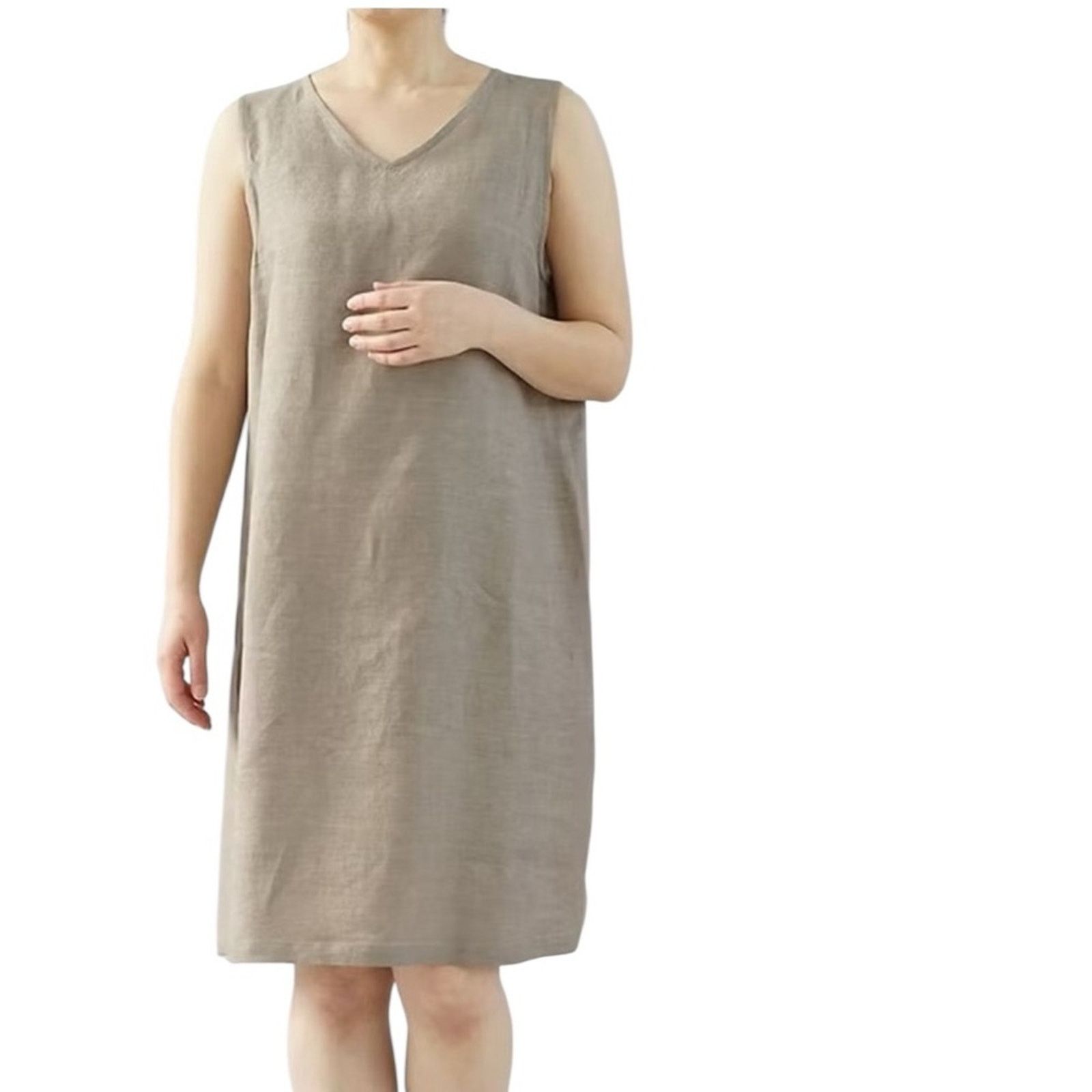 lined slip dress Linen Slip Dress – l u • c i e e