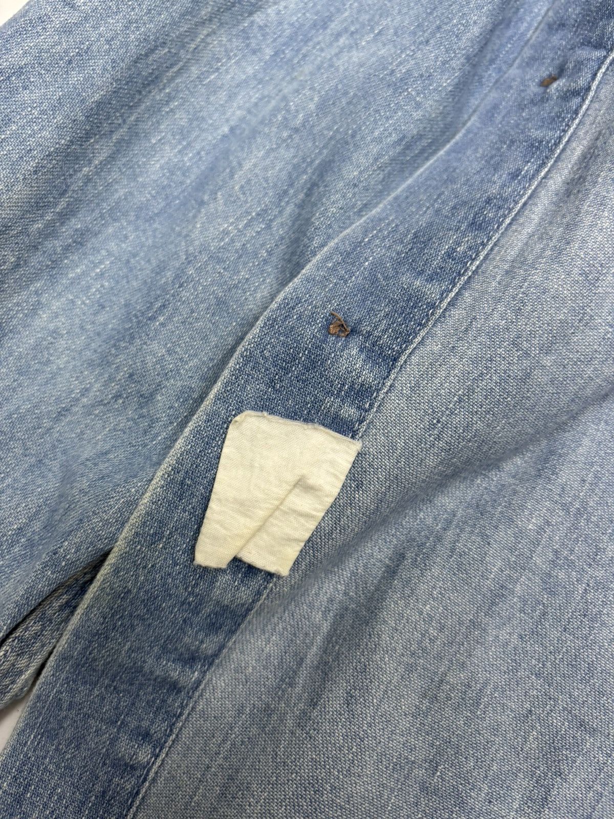 Kapital Vintage LEVIS BLUE SHIRT Denim Shirt Orange Tab Size US M / EU 48-50 / 2 - 14 Thumbnail