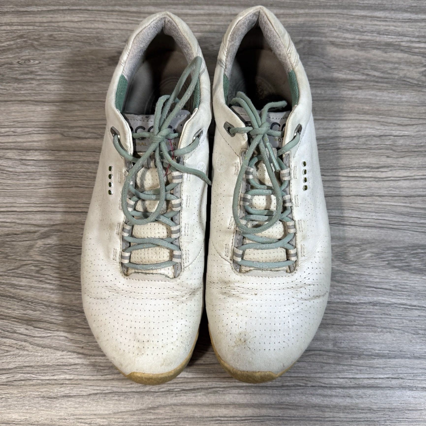 Ecco ECCO Natural Motion Women’s Sneakers Size US 9 / EU 40 Leather Beige Comfort Golf Casual Shoes Womens Size US 9 / IT 39 - 3 Thumbnail