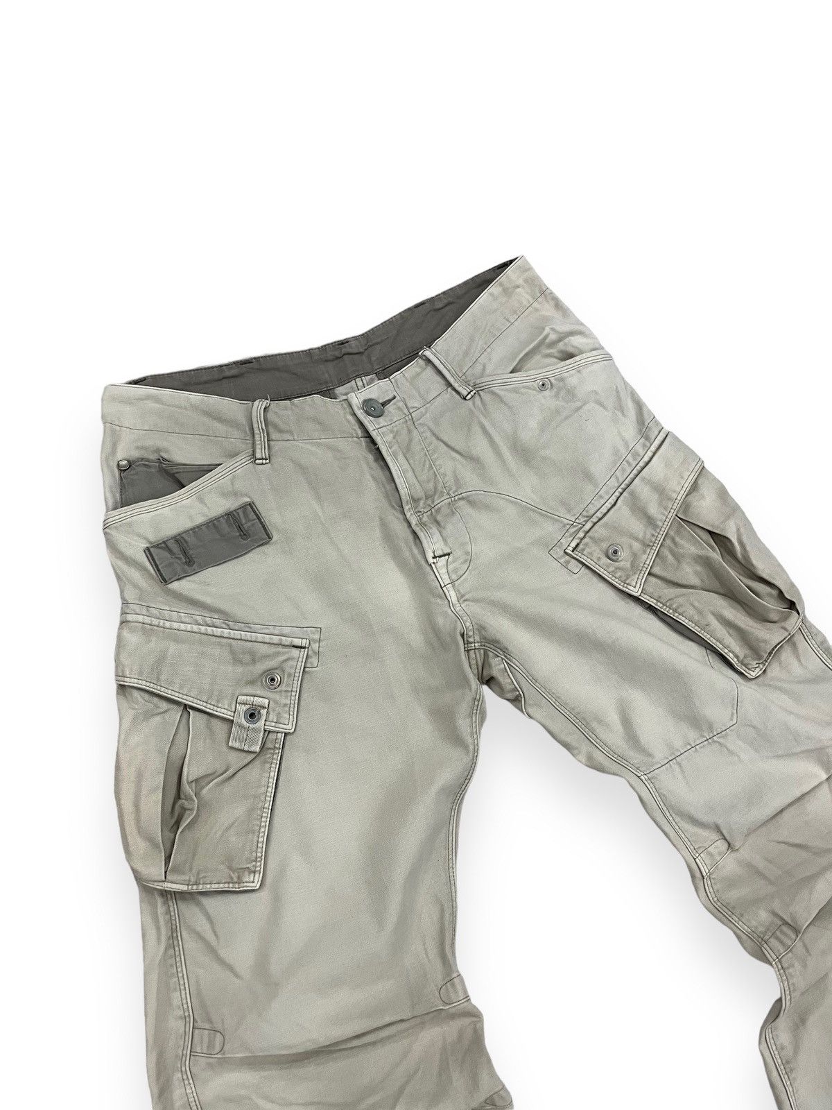 G-Star × Japanese Brand × Vintage Vintage G-Star Raw Double Knee Cargo Pants Size US 32 / EU 48 - 7 Thumbnail