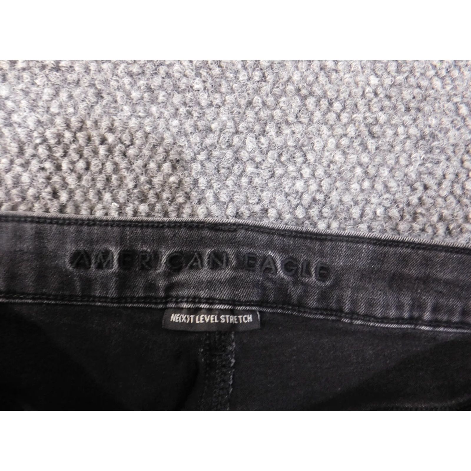 American Eagle Outfitters American Eagle Outfitters Jeans Jegging Womens 14 Black Distressed Retro Vintage-Style Image? Size 24" / US 00 / IT 34 - 3 Thumbnail