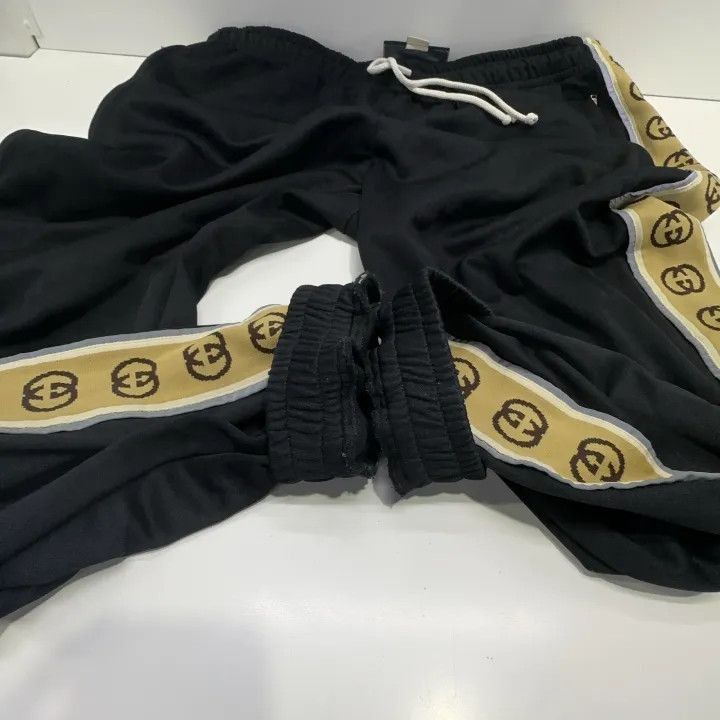 Gucci Gucci Gucci SS22 Logo Print Sports Pants for Men -2506 Size US 44 / EU 60 - 8 Thumbnail