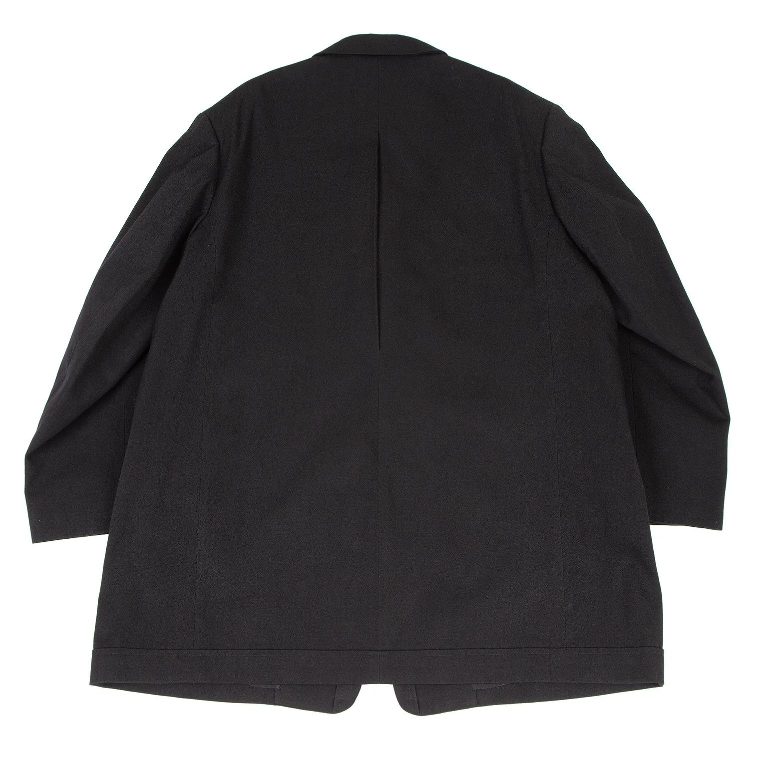 Yohji Yamamoto Yohji Yamamoto Taping Wool-Cotton Long Jacket Size US S / EU 44-46 / 1 - 13 Thumbnail