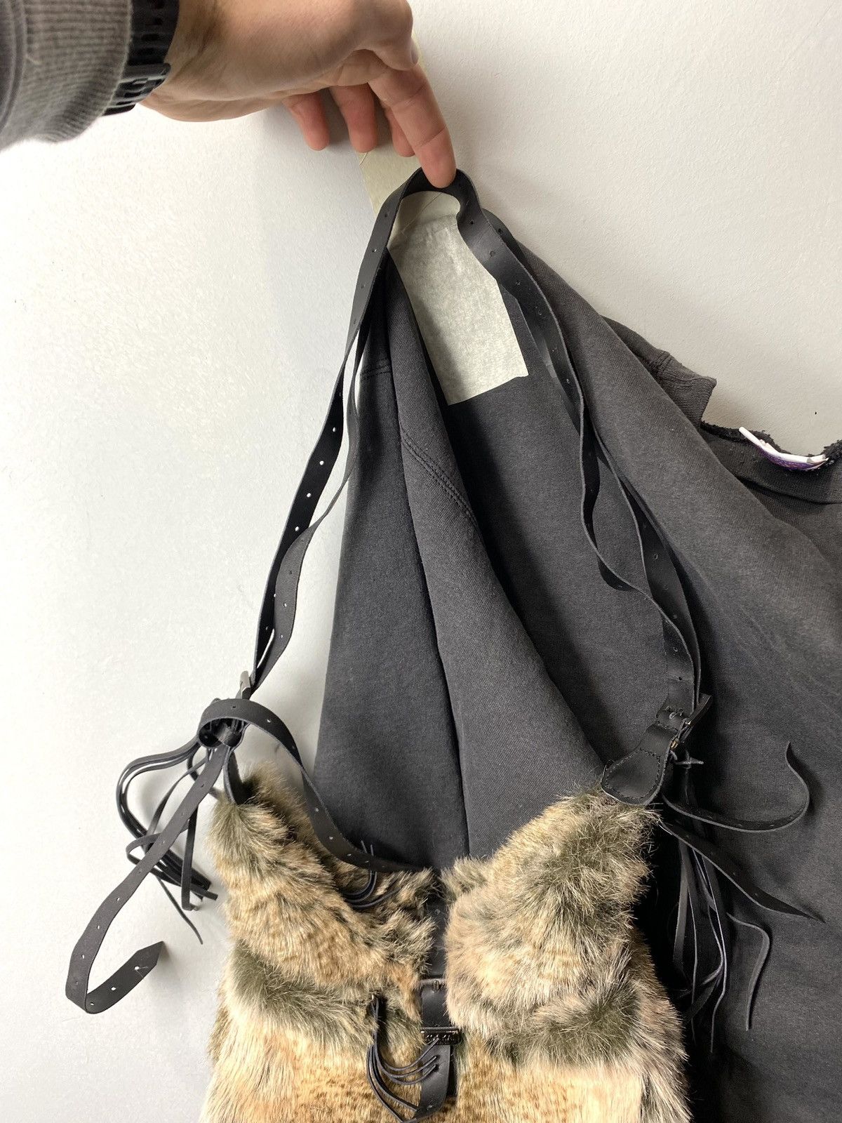 Vintage Vintage Fuzzy Mohair Y2K Bag Japan Style Size ONE SIZE - 4 Thumbnail