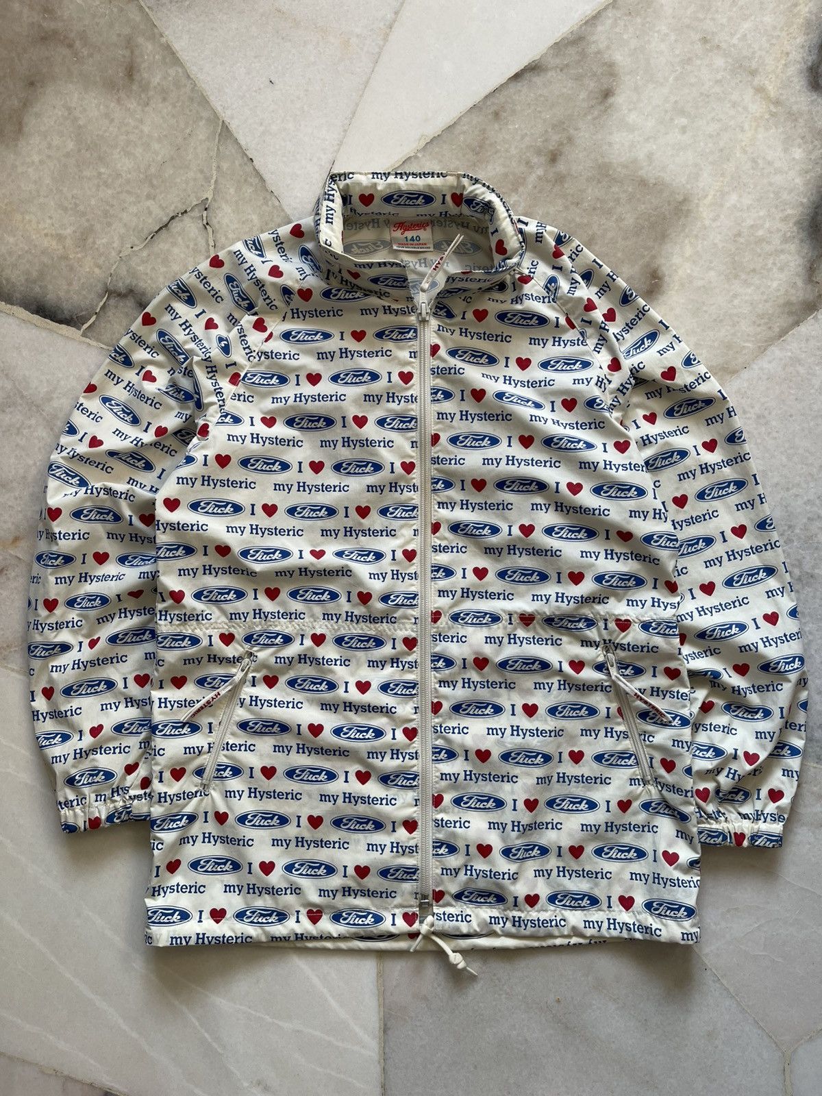 Hysteric Glamour 2000s Hysteric Glamour Overprint Fuck Love JACKET #98 Size US XS / EU 42 / 0 - 6 Thumbnail