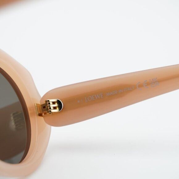 Loewe Loewe LW40147F 72E Sunglasses Pink Geometric Frame, Brown Size ONE SIZE - 8 Thumbnail