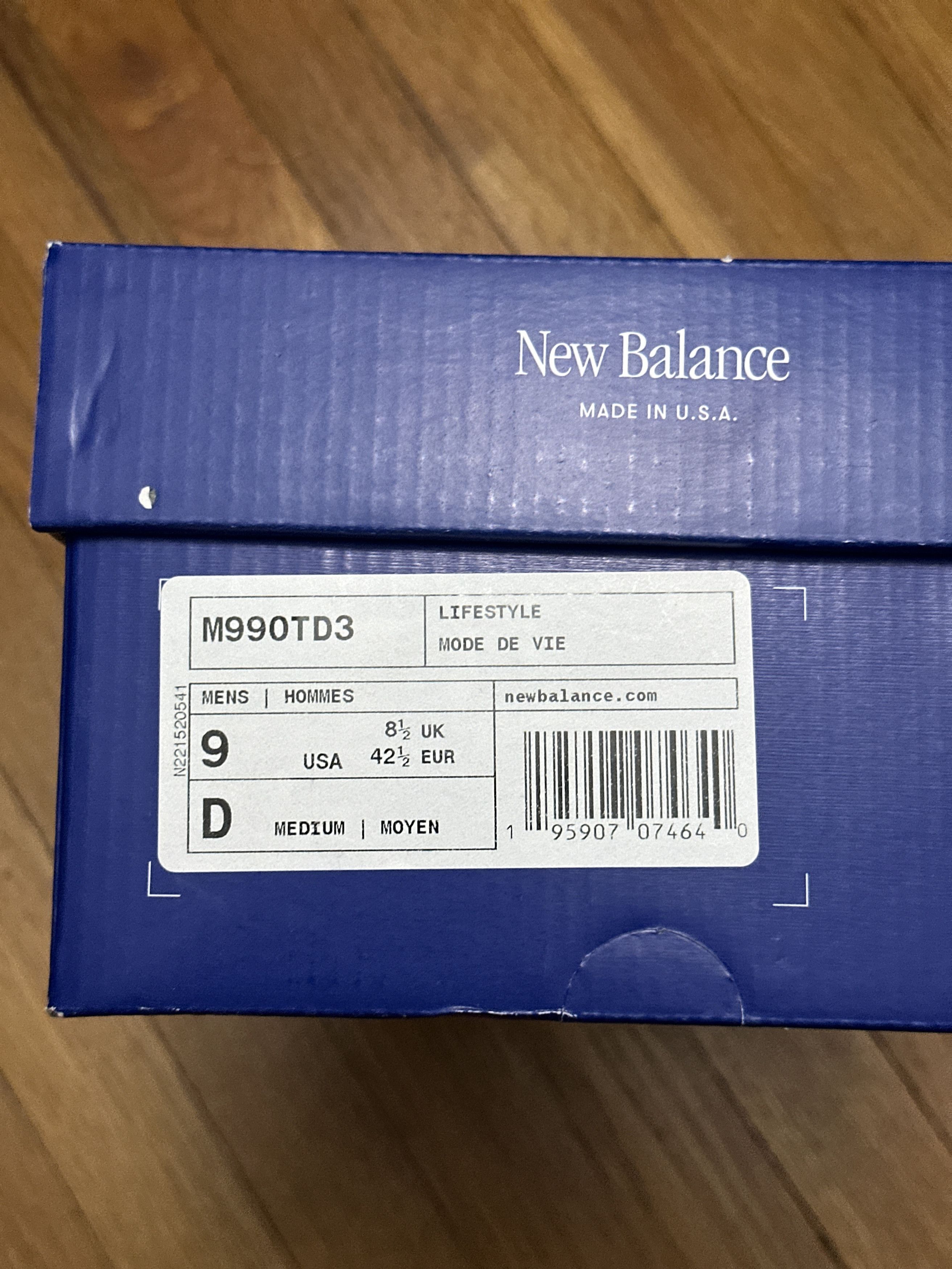 New Balance New balance Teddy Santis 990v3 Amethyst Shoe Size US 9 / EU 42 - 7 Thumbnail
