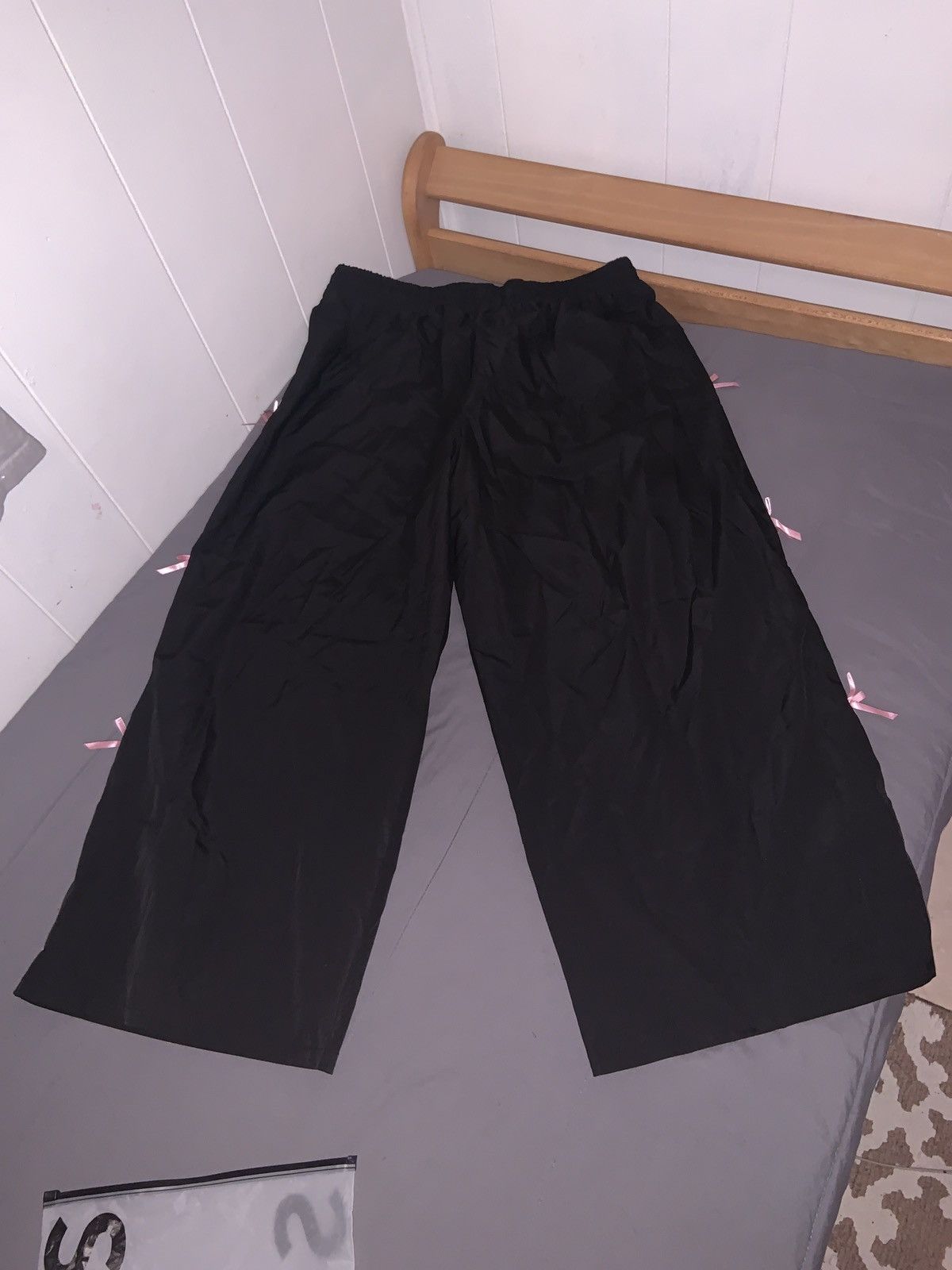 Shein Womens - Black Cargo Pants - Size 3XL Size 40" / US 18 - 3 Thumbnail